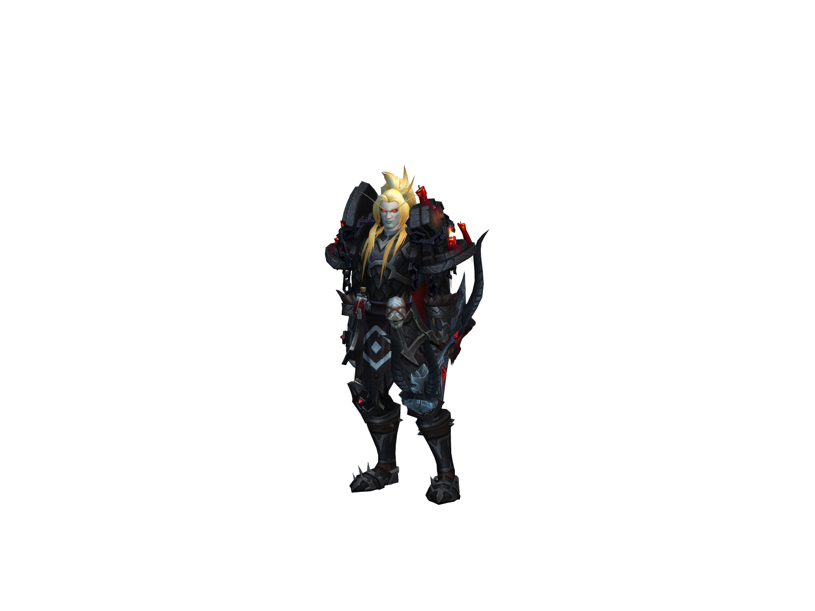 Red 3D character render