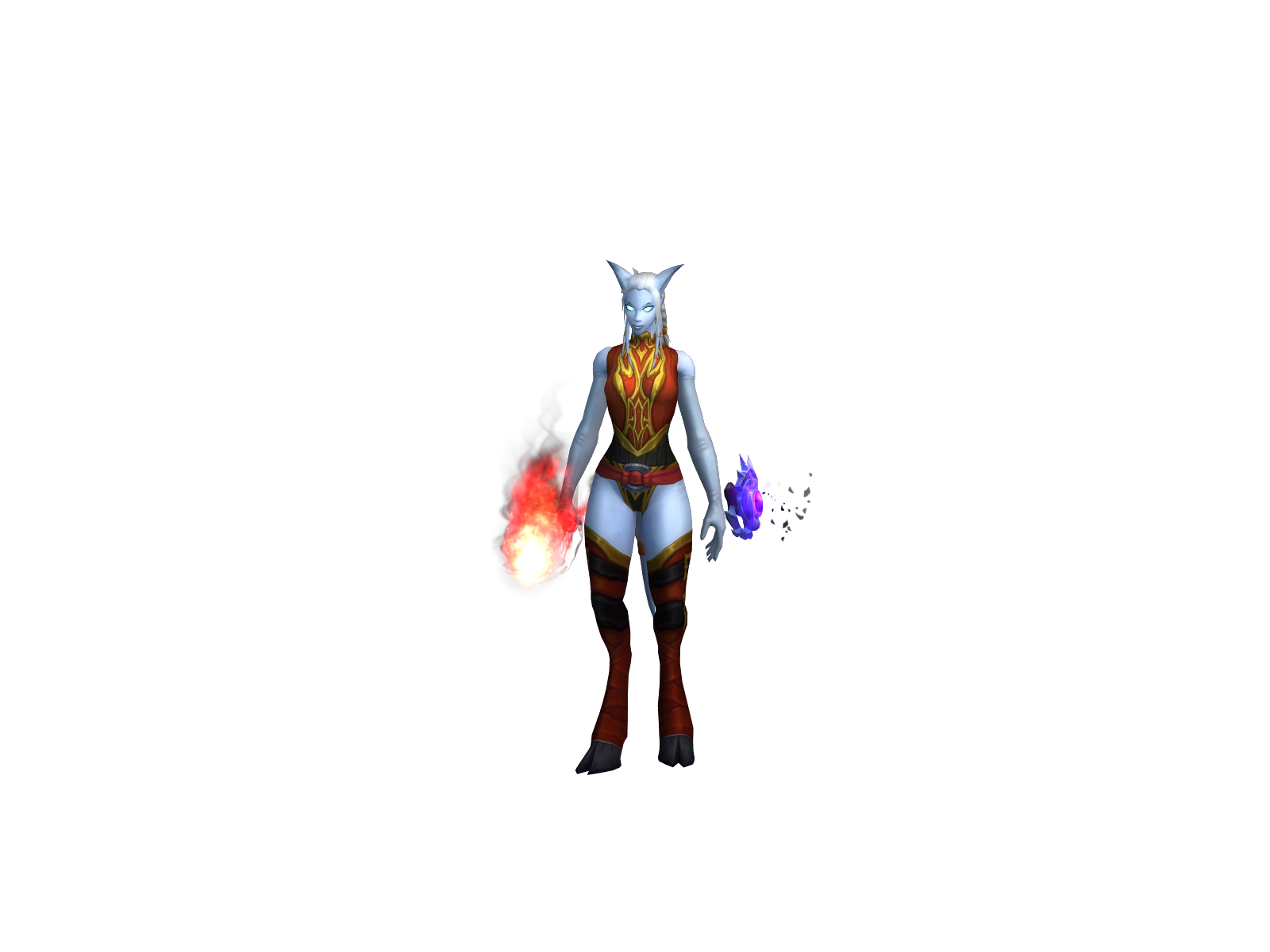 Bluecups 3D character render