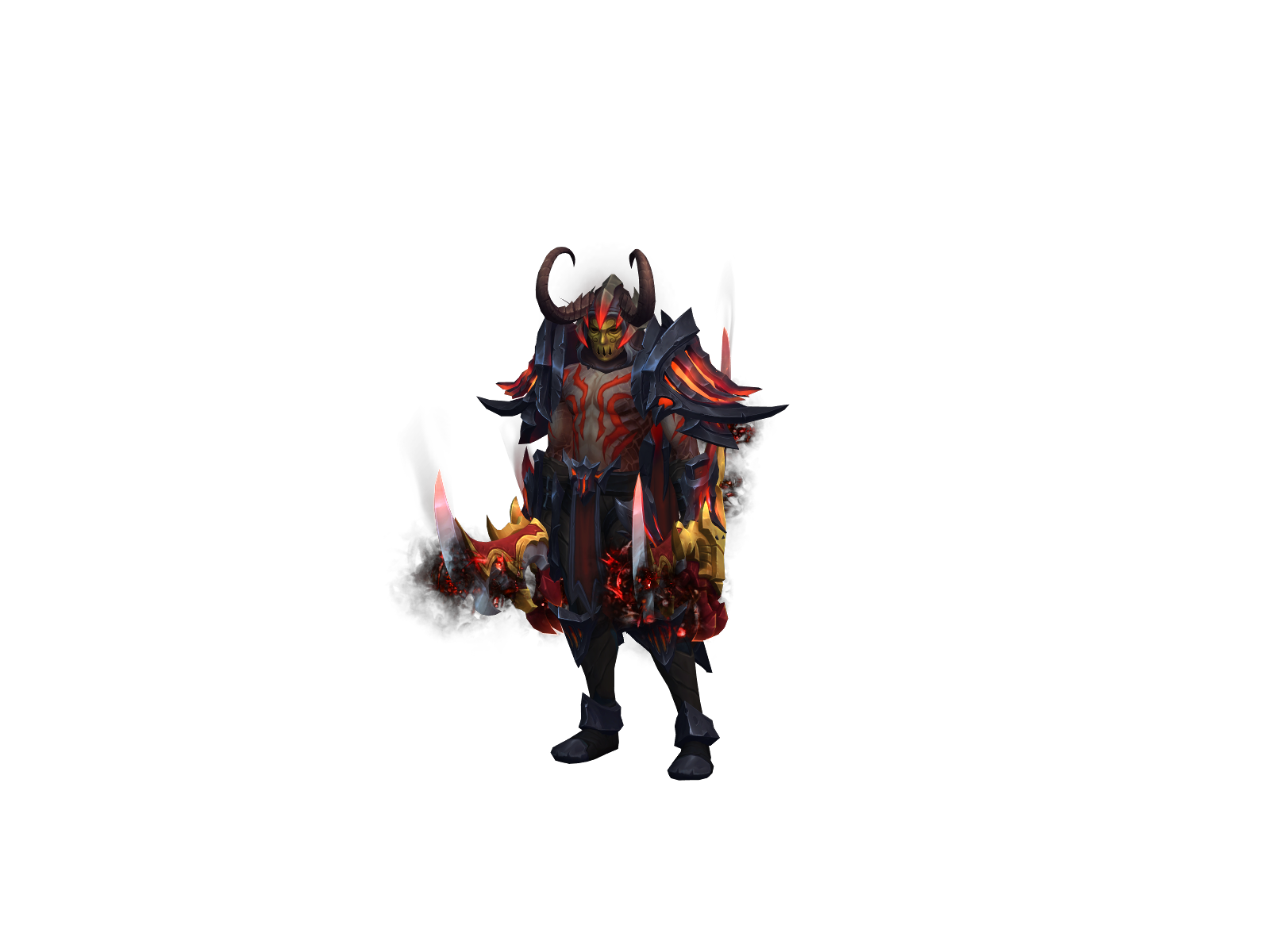 Demonirl 3D character render