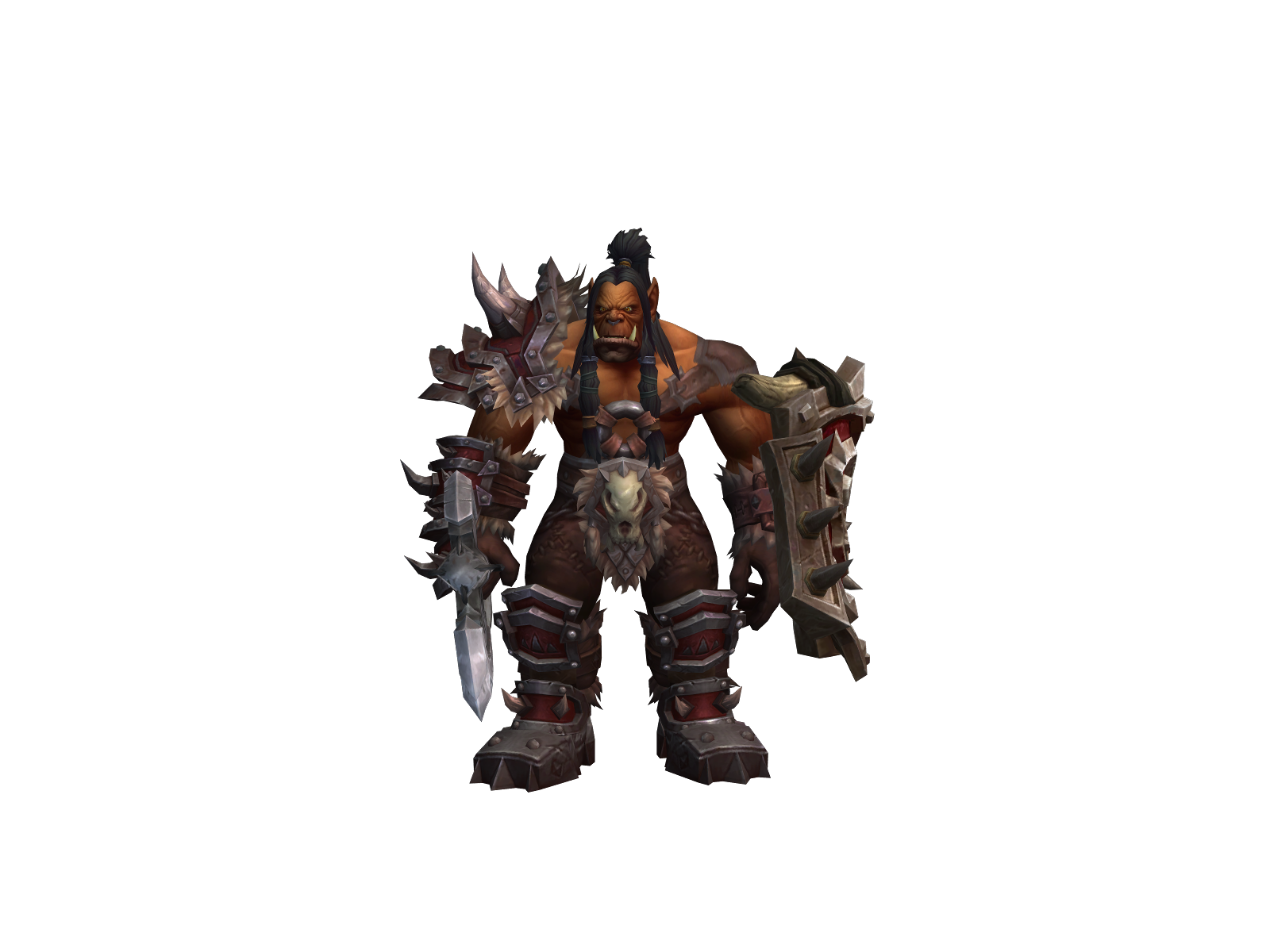 Gromash 3D character render