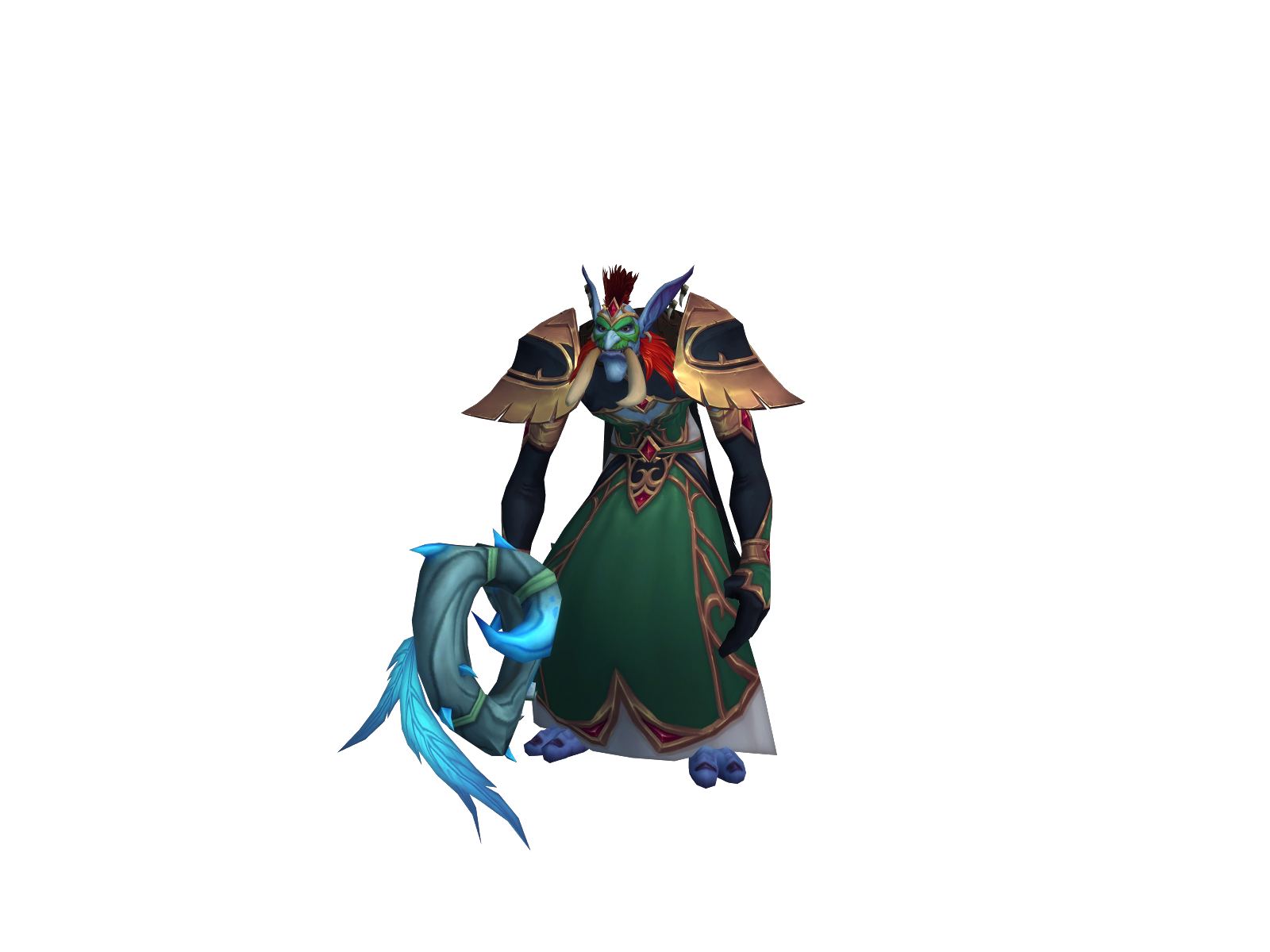 Mychinswet 3D character render