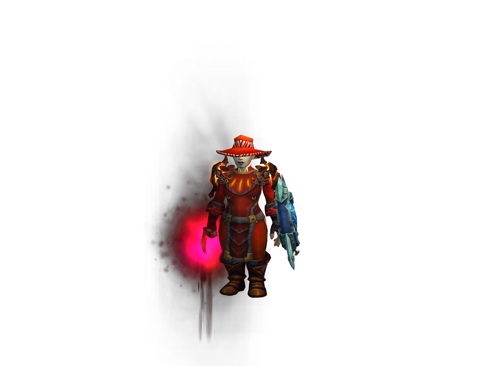 Flameshock 3D character render
