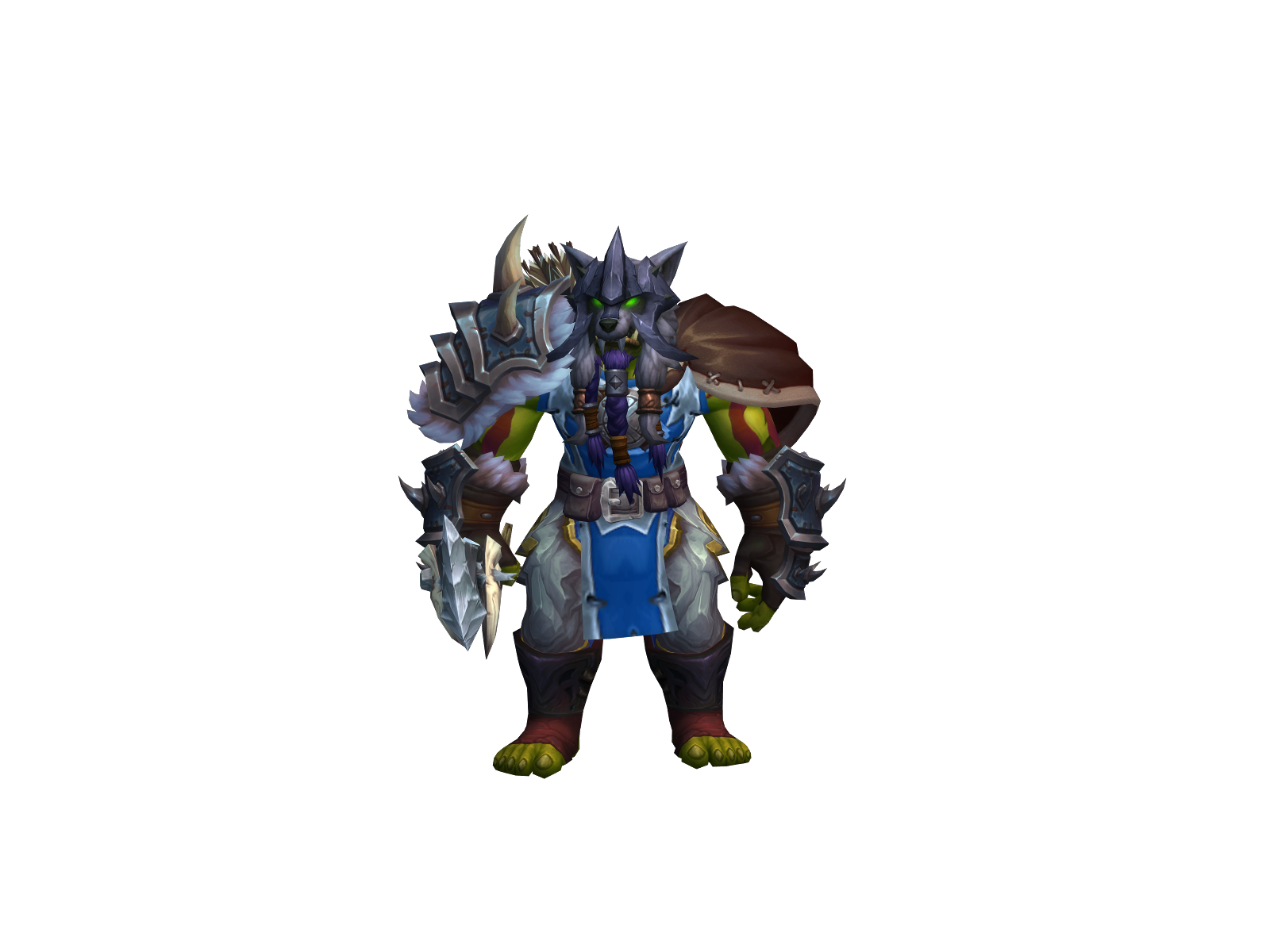 Purplelights 3D character render