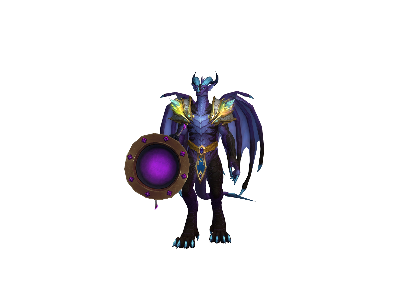 Flarkdrake 3D character render