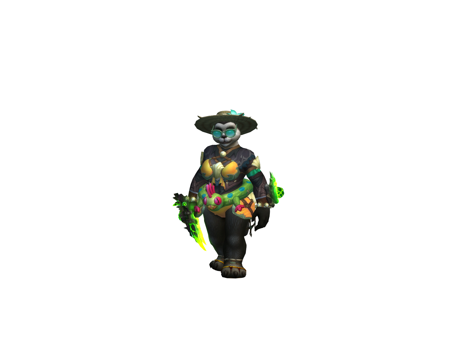 Panurita 3D character render