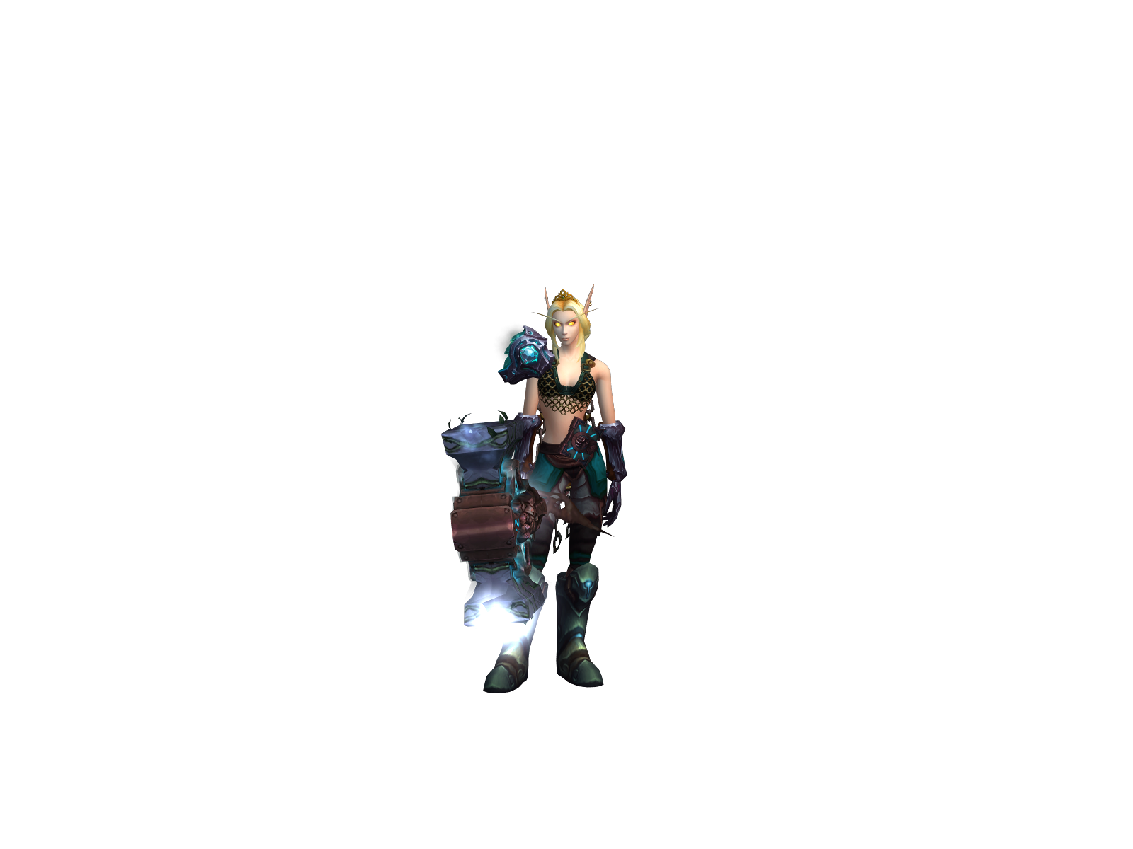 Lyrasunfound 3D character render