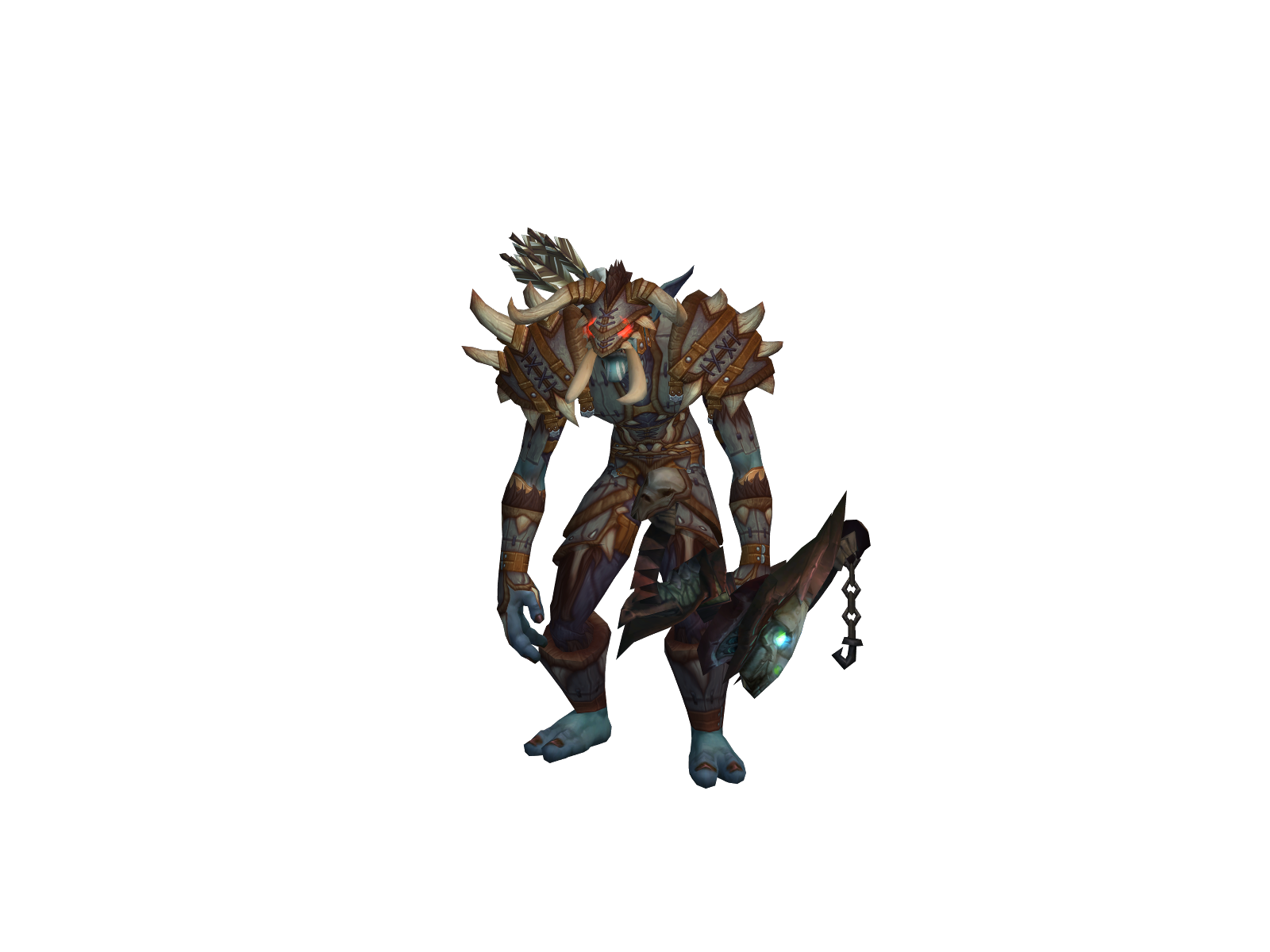 Reeker 3D character render