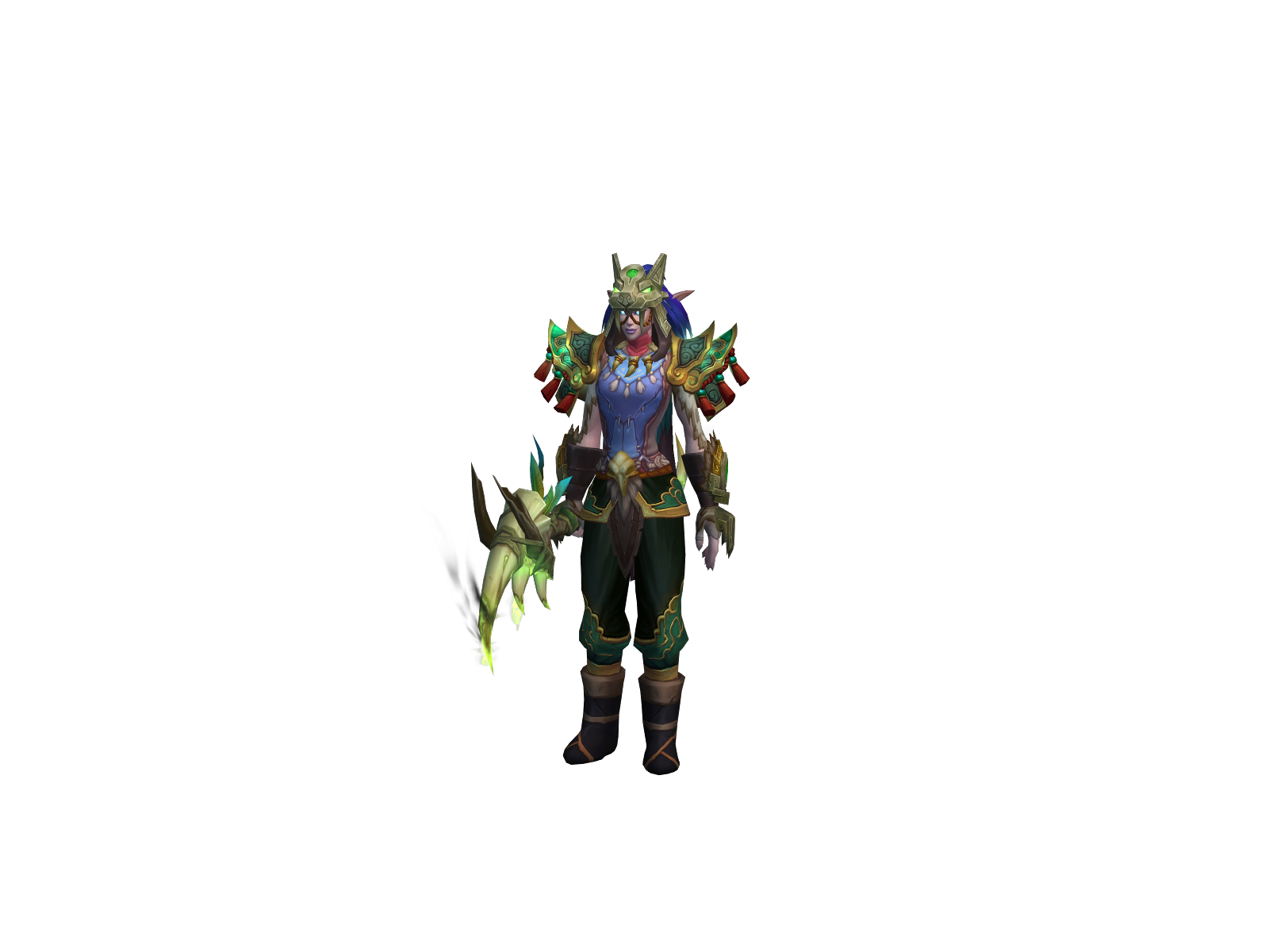 Kralee 3D character render