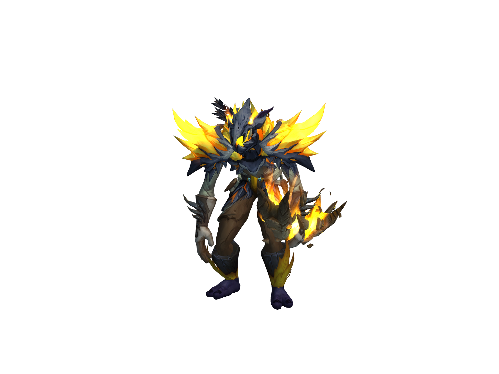 Manbéast 3D character render