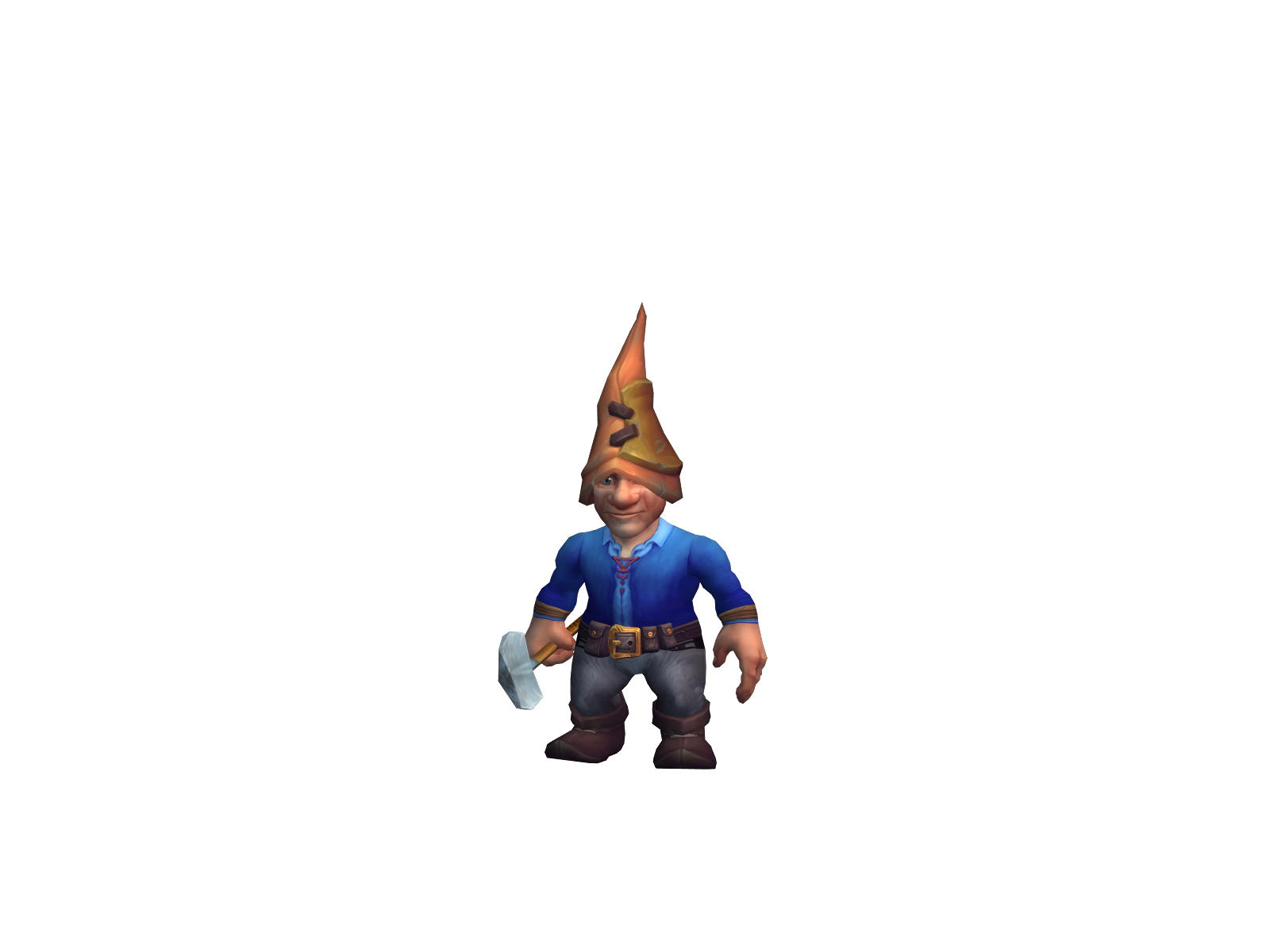 Bozo 3D character render