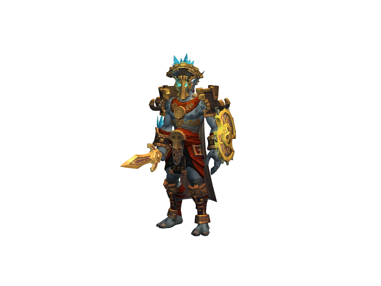 Bwonurjor 3D character render