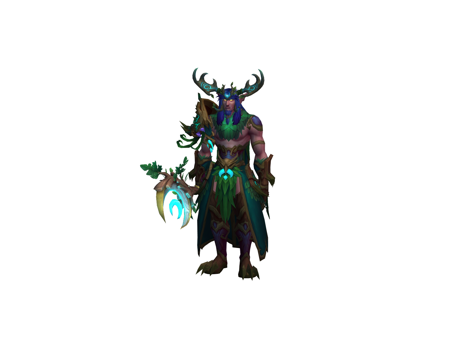 Corvus 3D character render