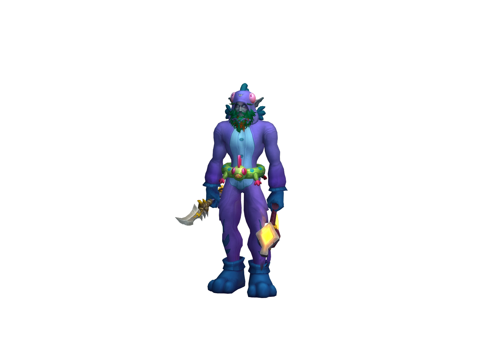 Fiber 3D character render