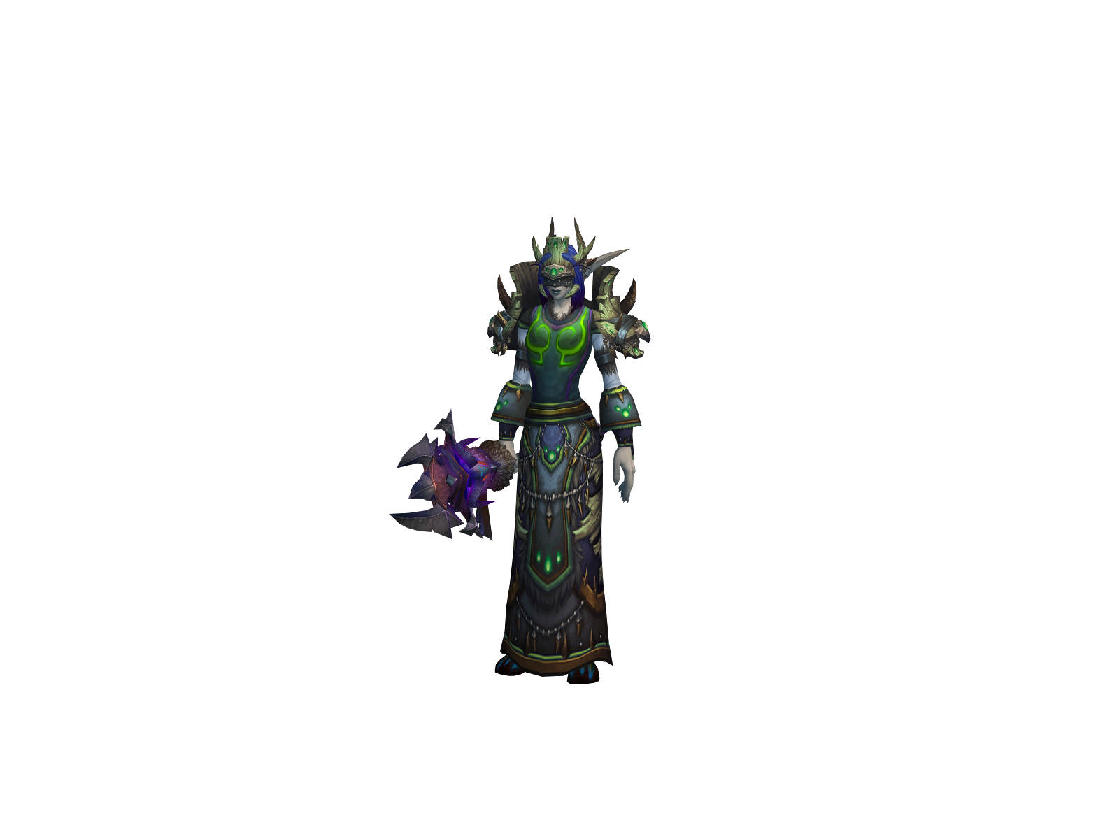 Rustle 3D character render