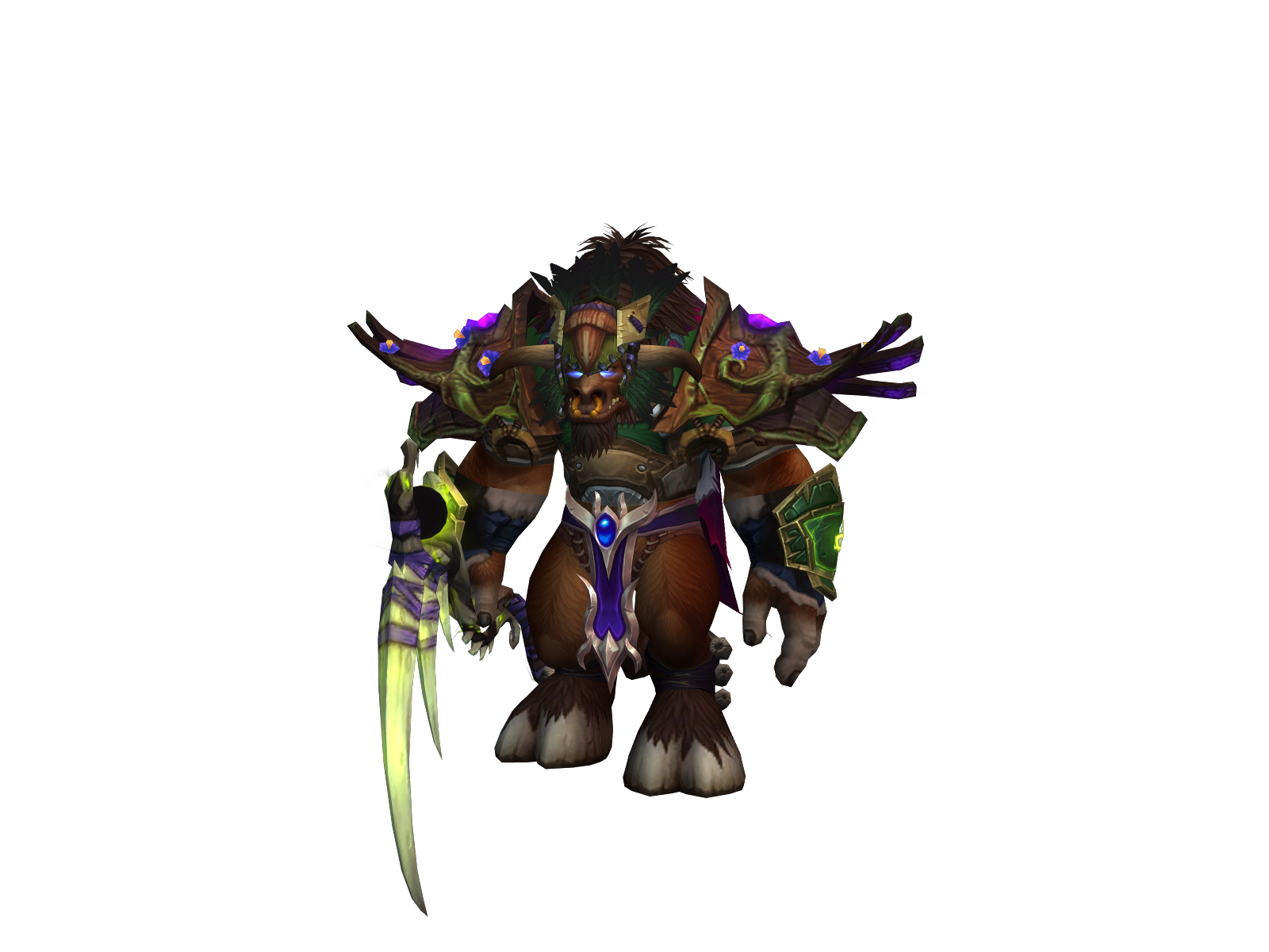 Hairyberry 3D character render