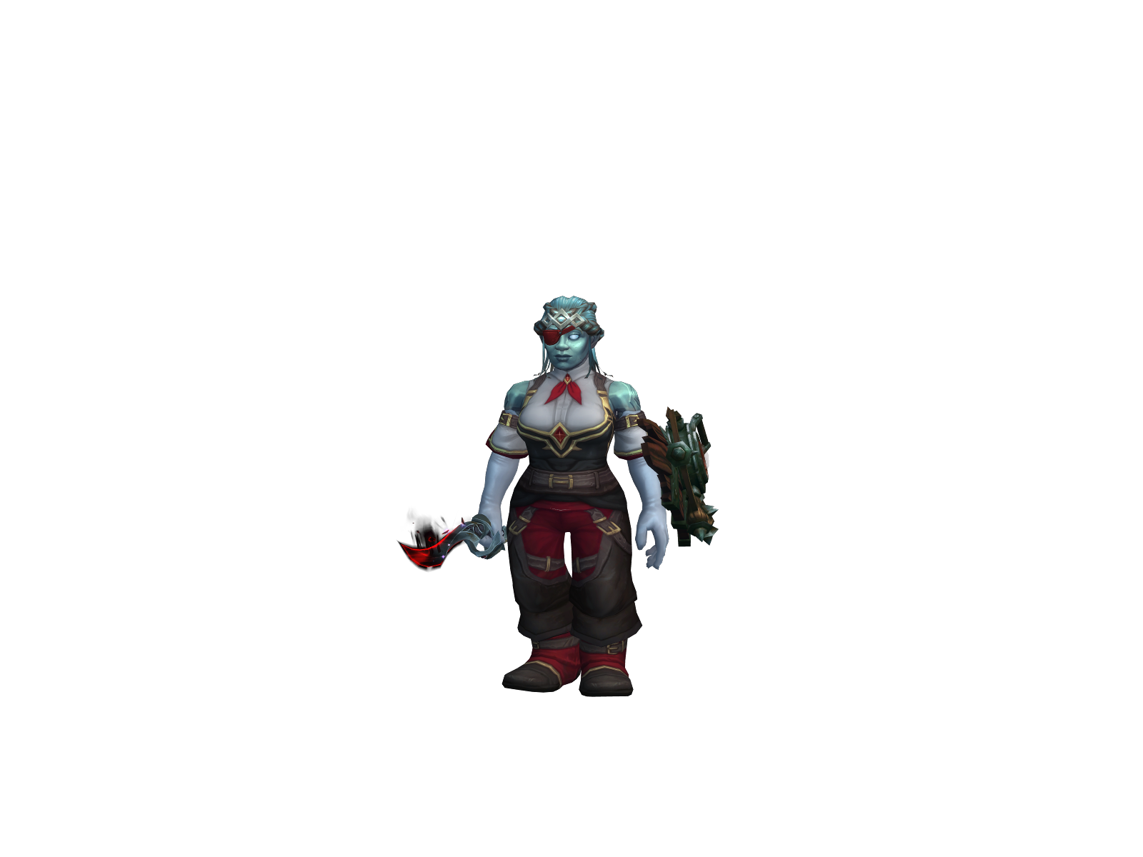 Kyanitte 3D character render