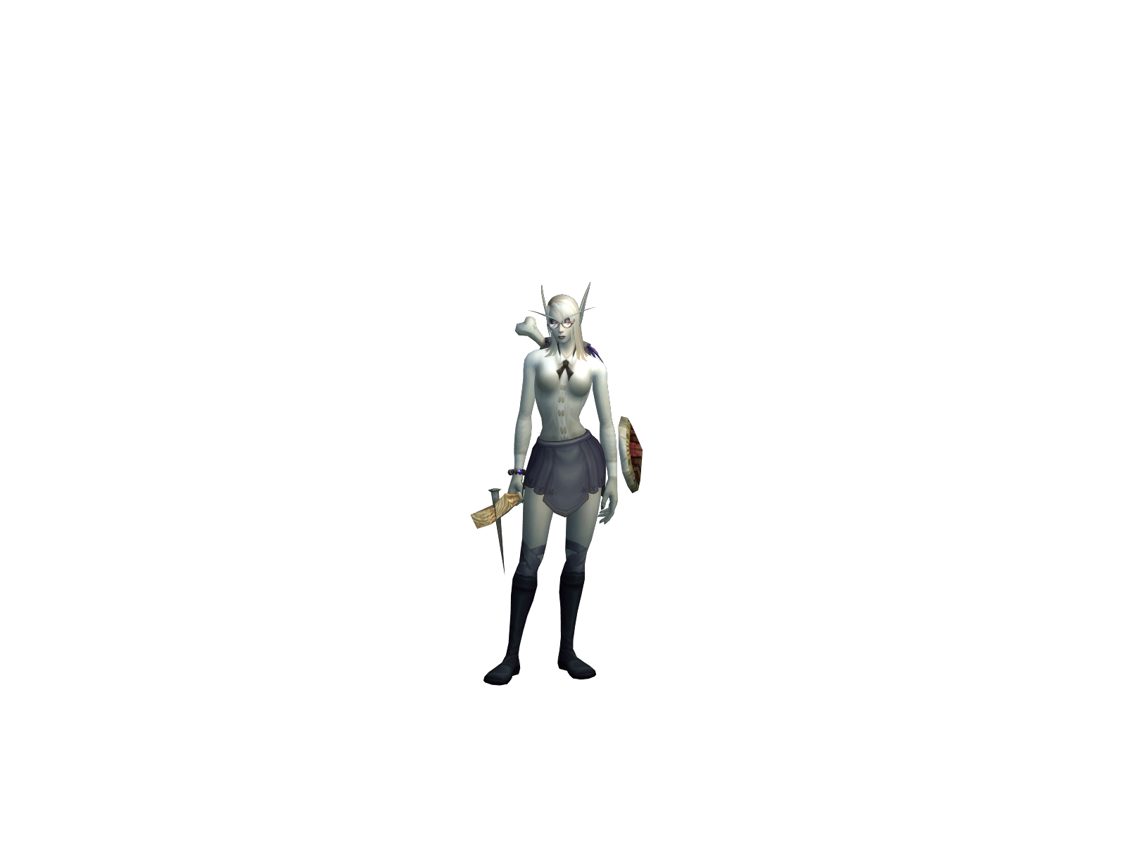 Qqongauz 3D character render