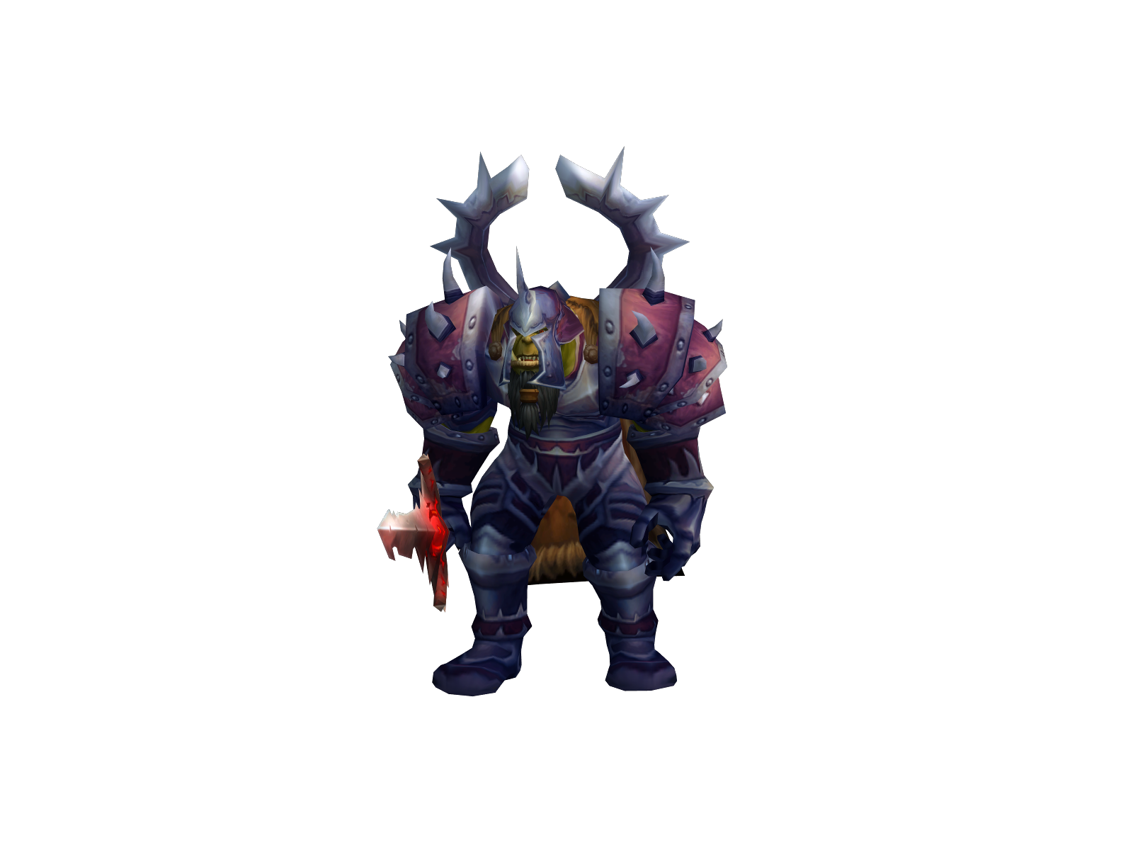 Renzokuken 3D character render
