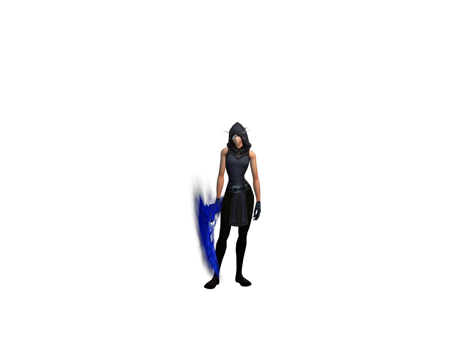 Sypha 3D character render