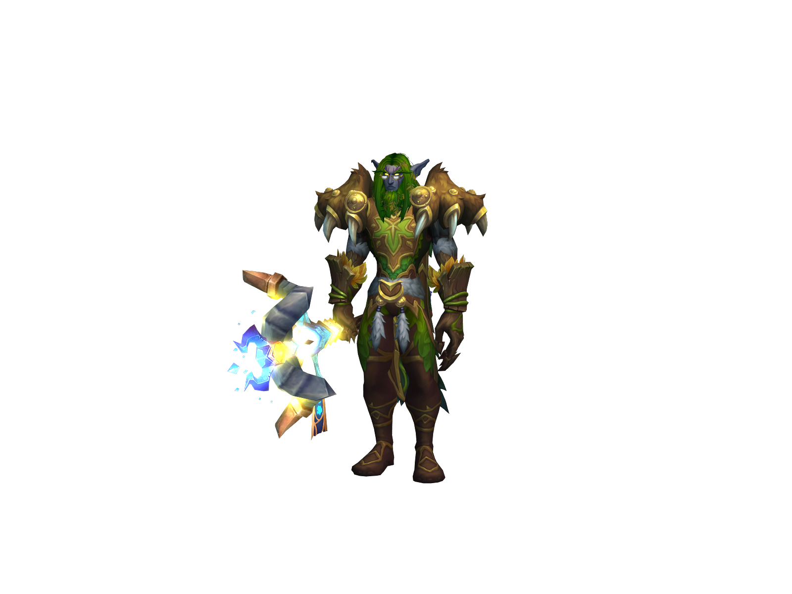 Wook 3D character render