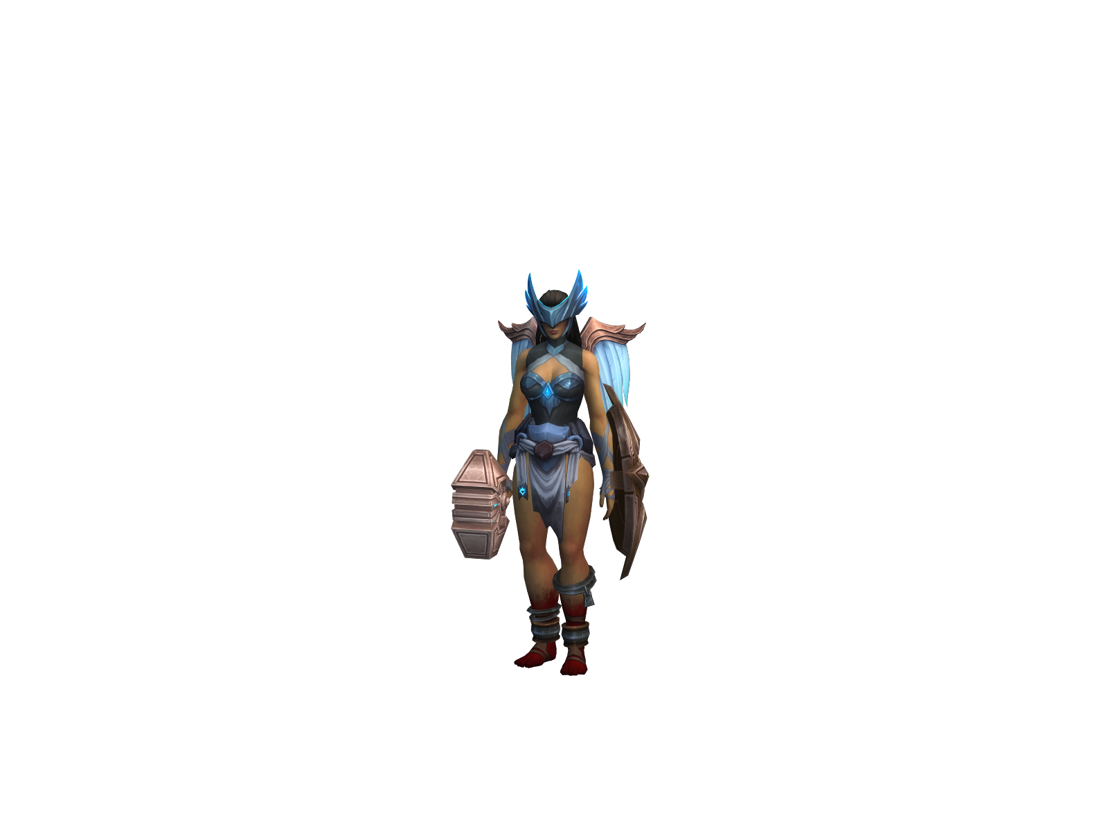 Francy 3D character render