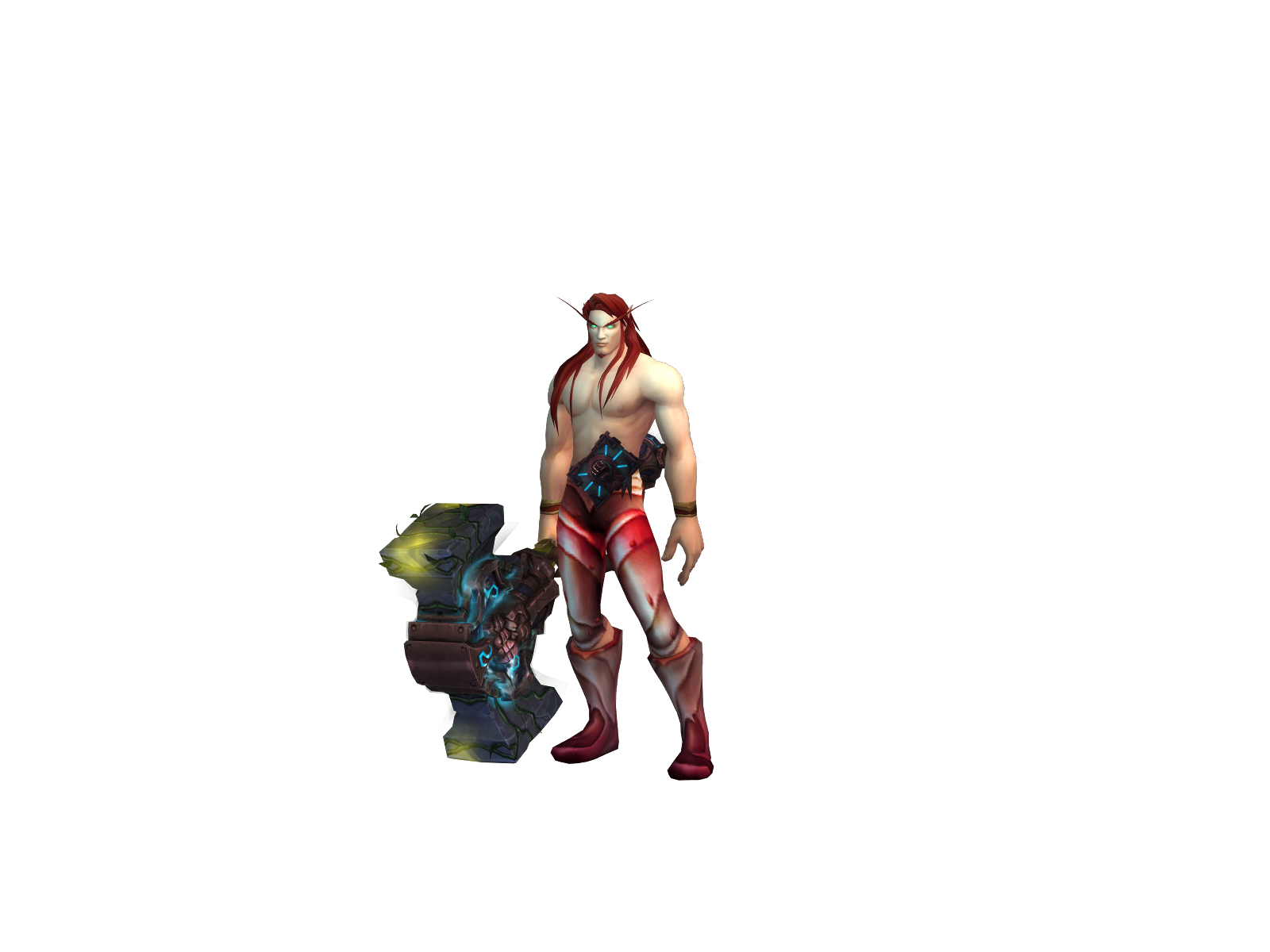 Nelelish 3D character render