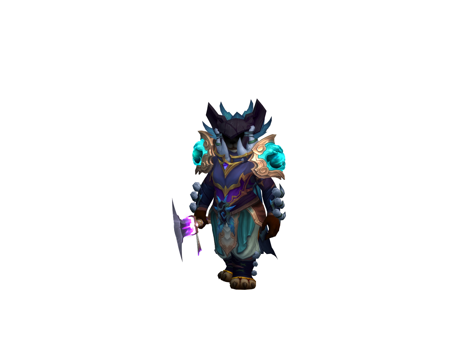 Kungfupana 3D character render