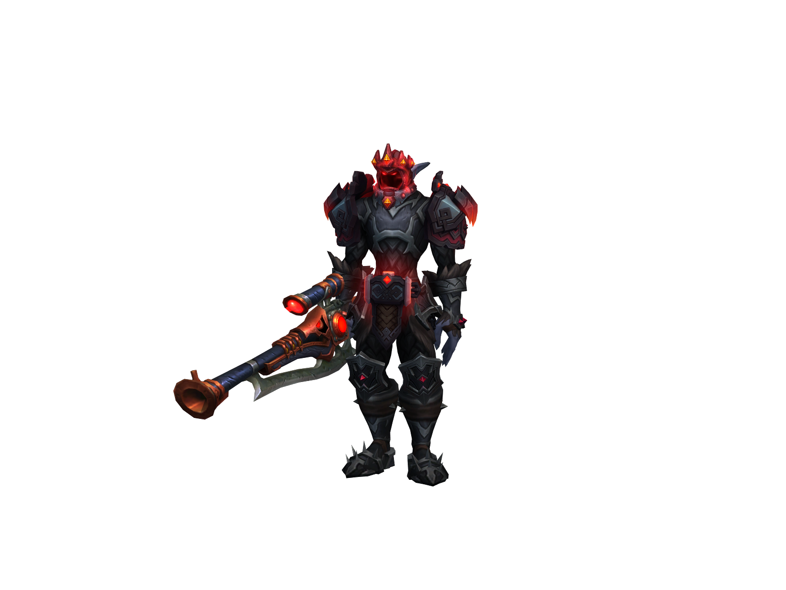 Triggafinga 3D character render