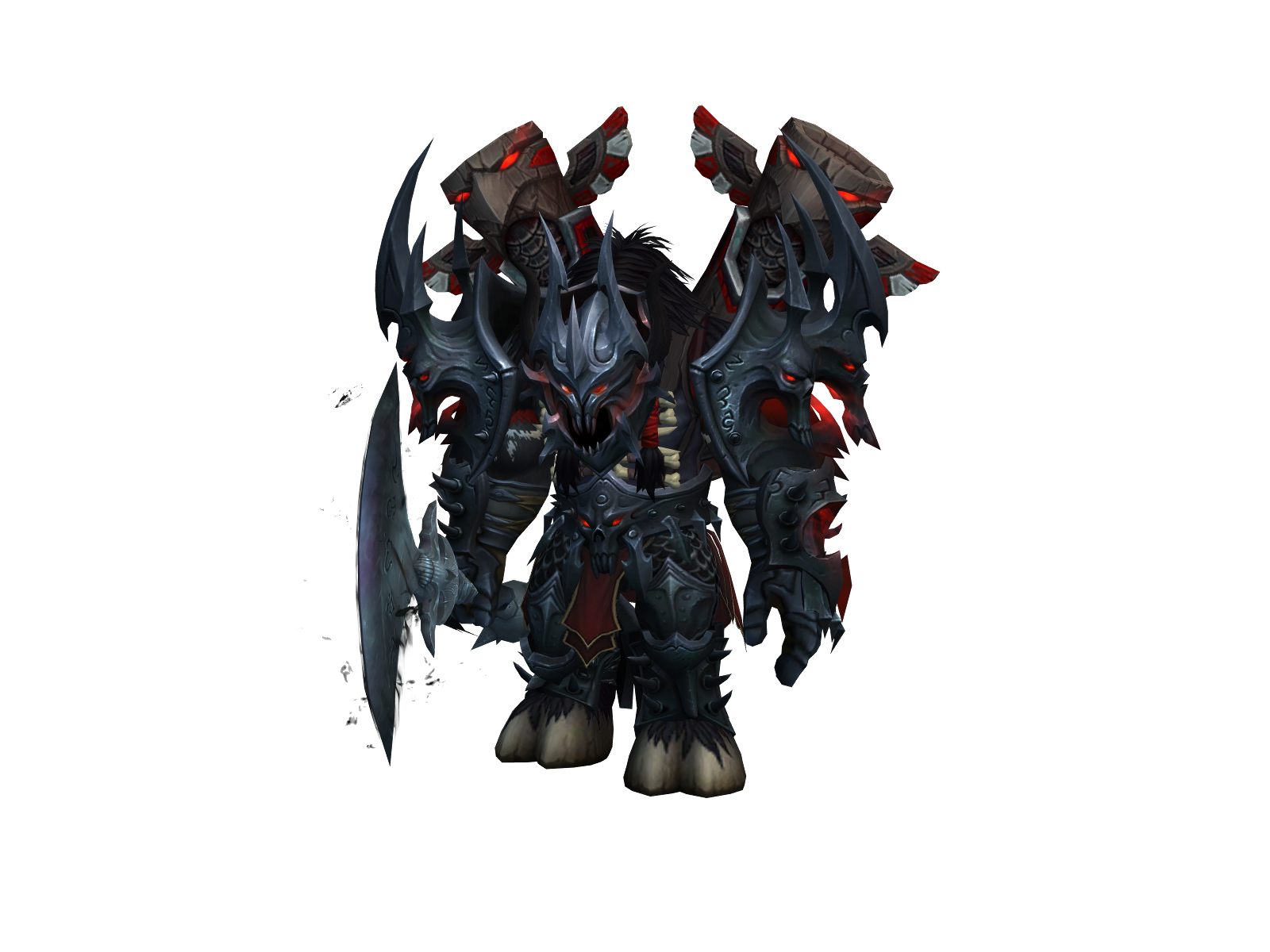 Darkyeti 3D character render