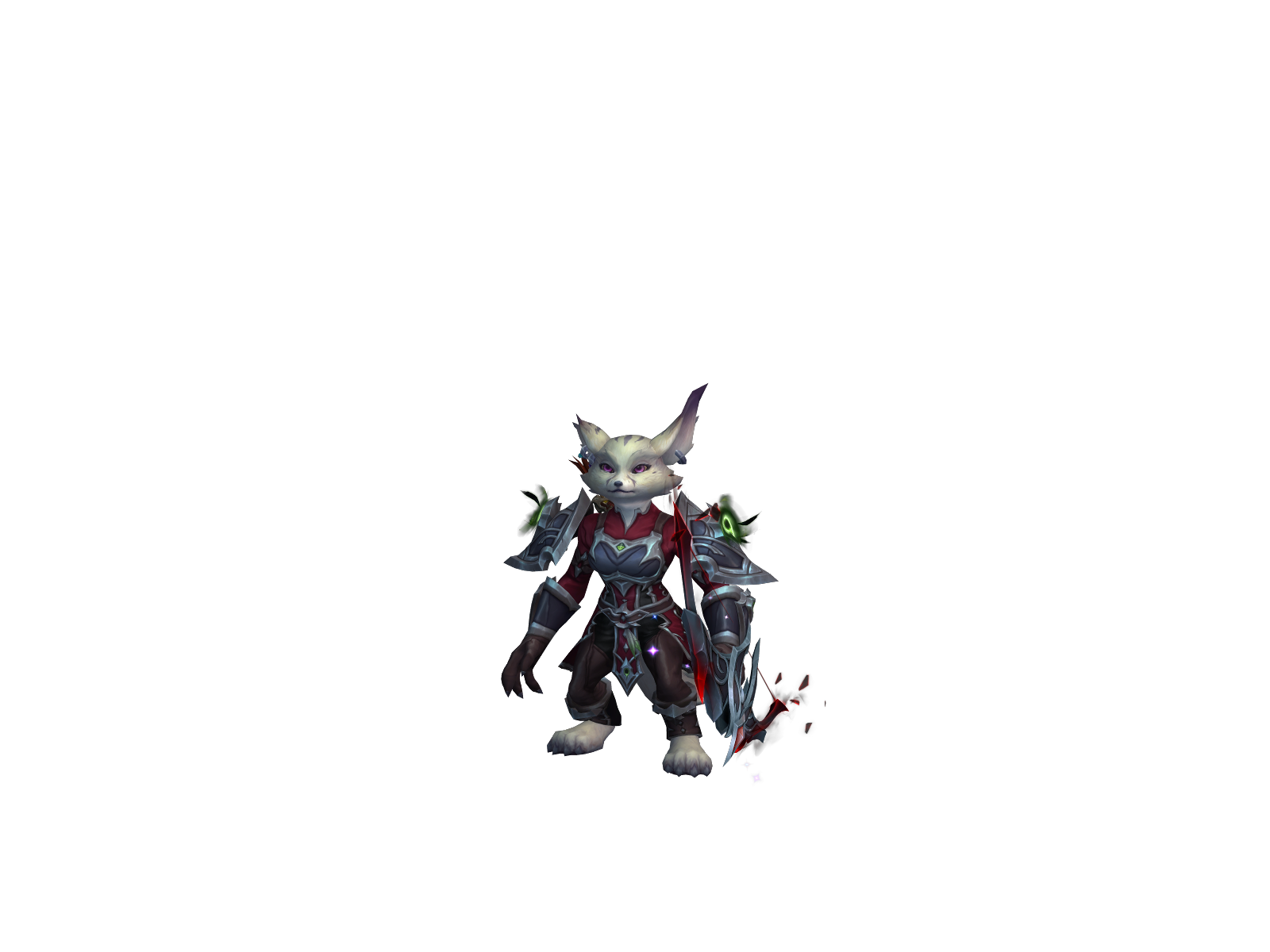 Bloodtalons 3D character render