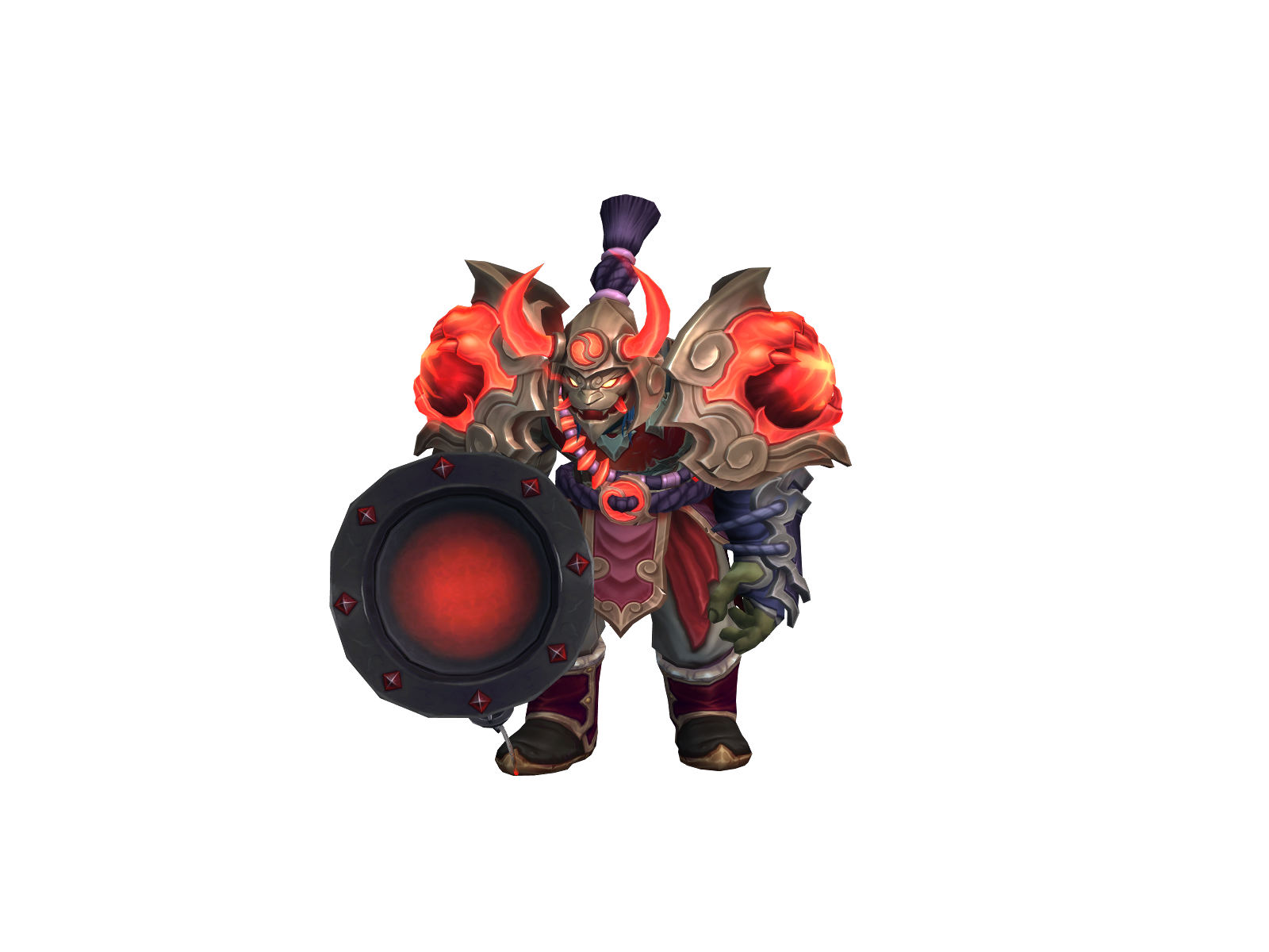 Blckthnder 3D character render