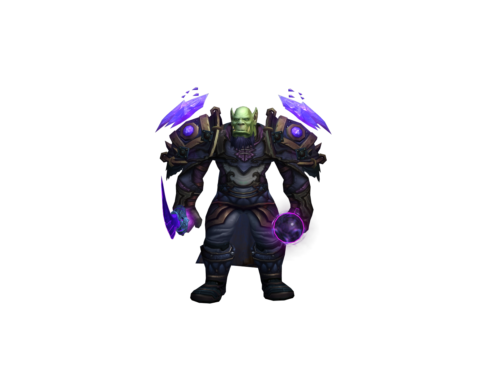 Higs 3D character render