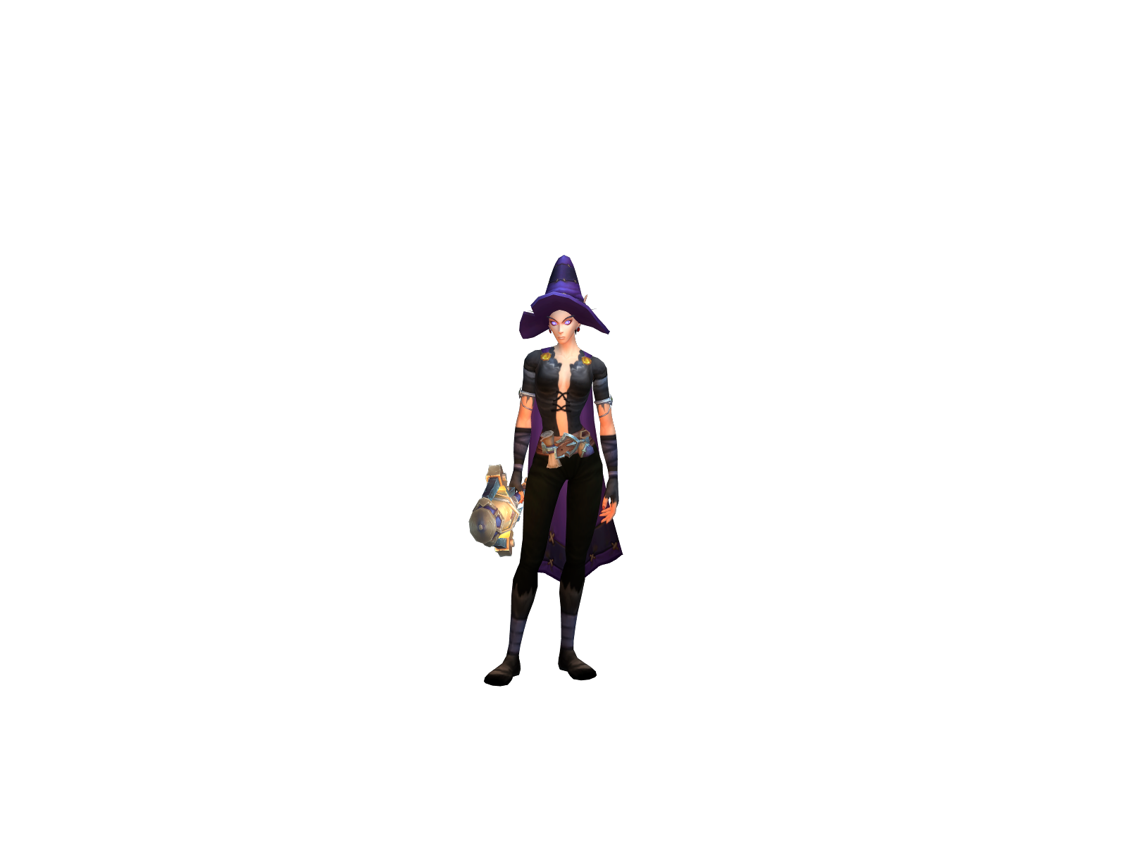 Morrigan 3D character render