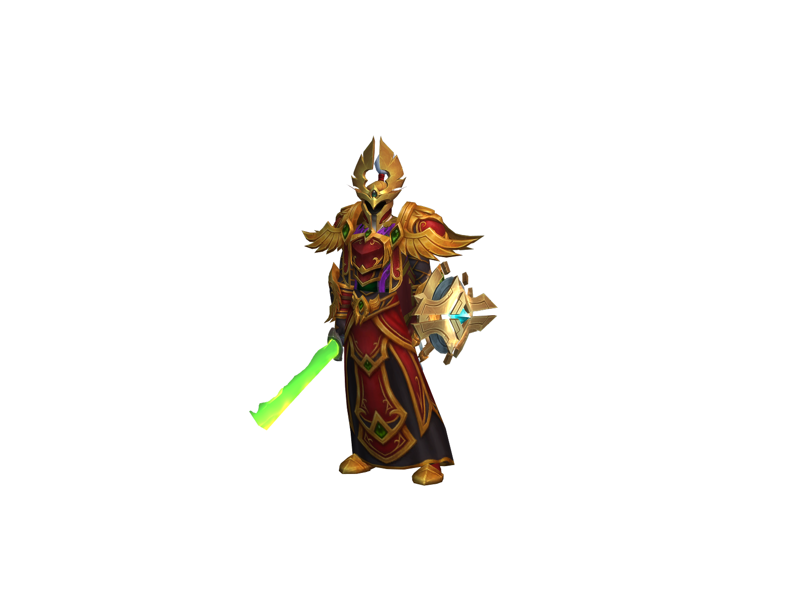 Deaccon 3D character render