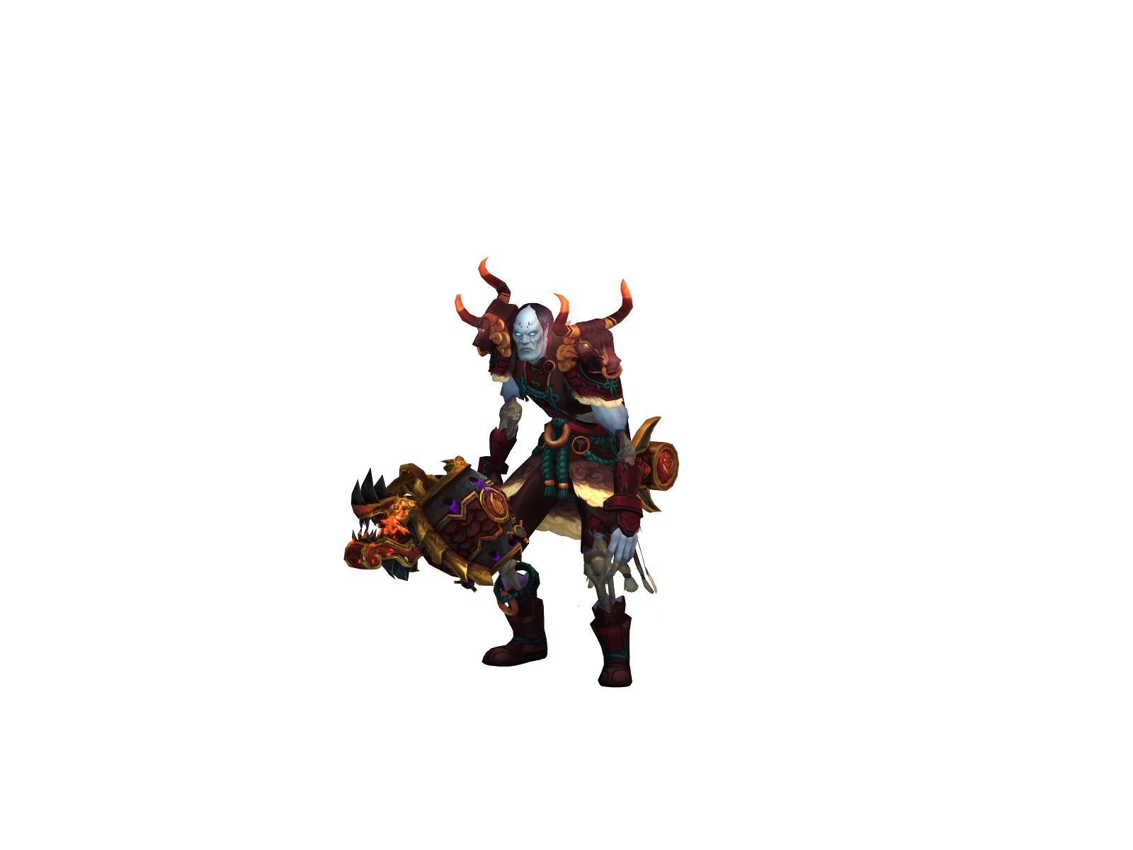 Wight 3D character render