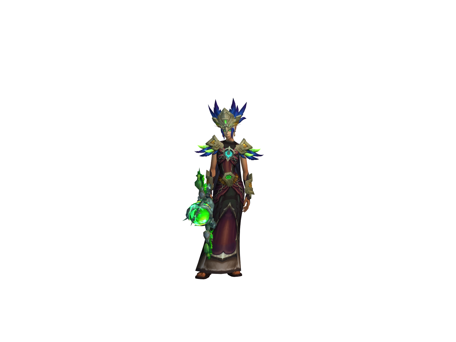 Warra 3D character render