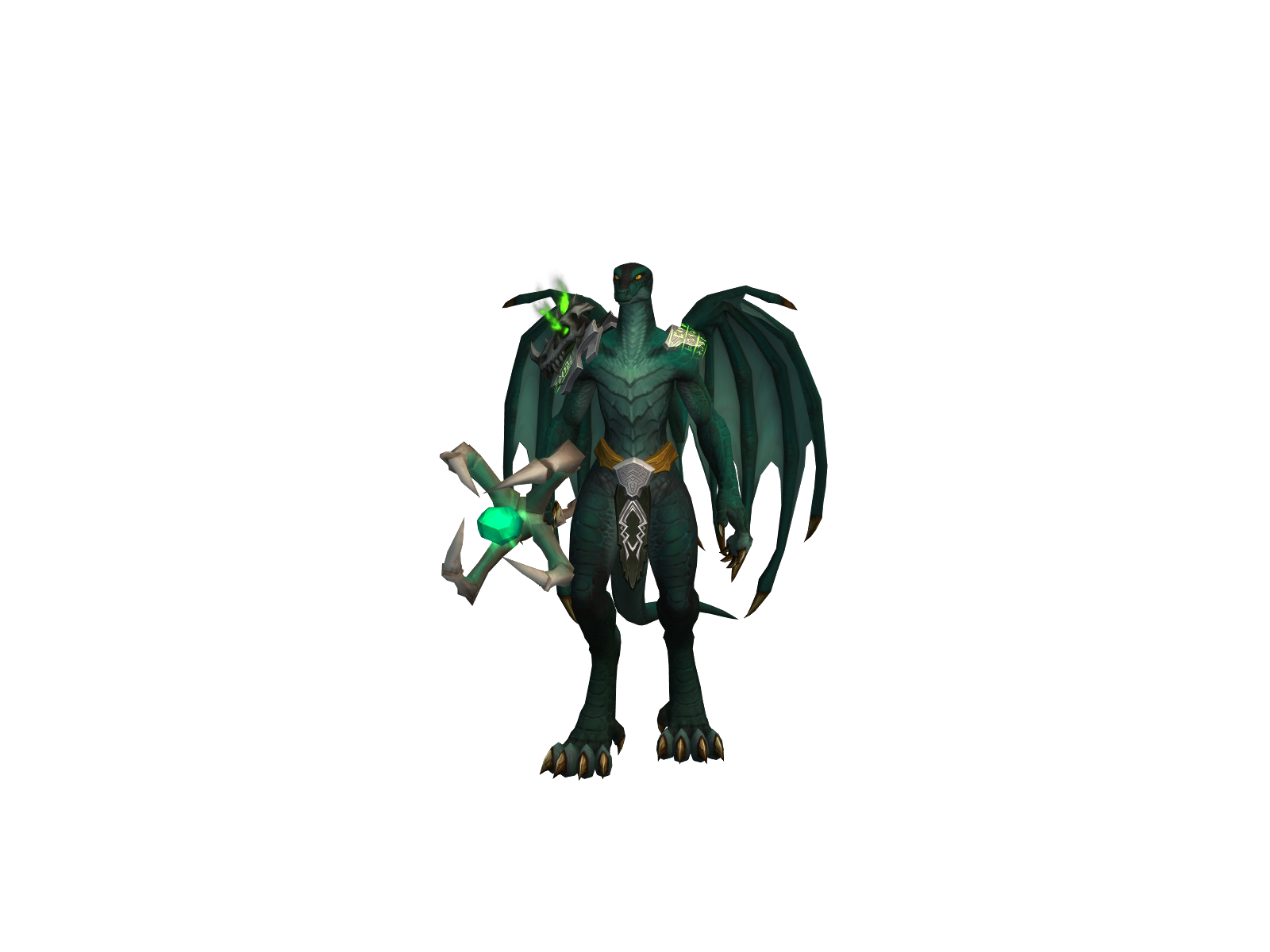 Reptile 3D character render