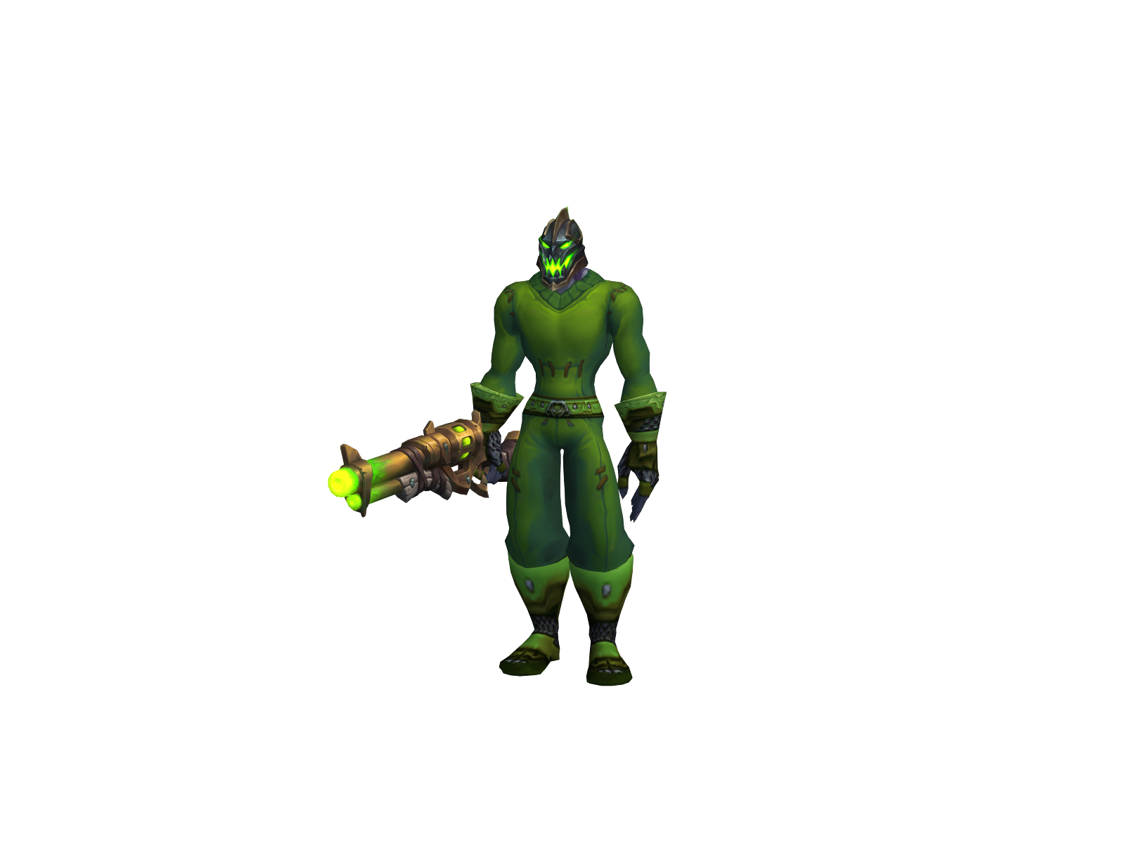 Throbbin 3D character render