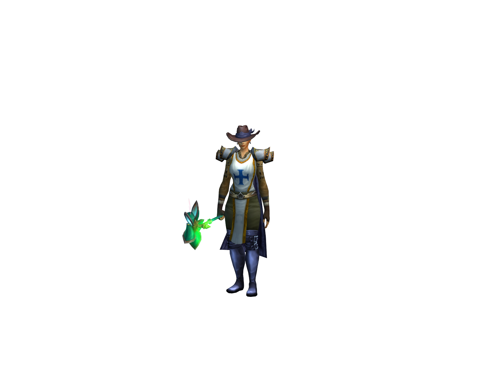 Shadowpaper 3D character render