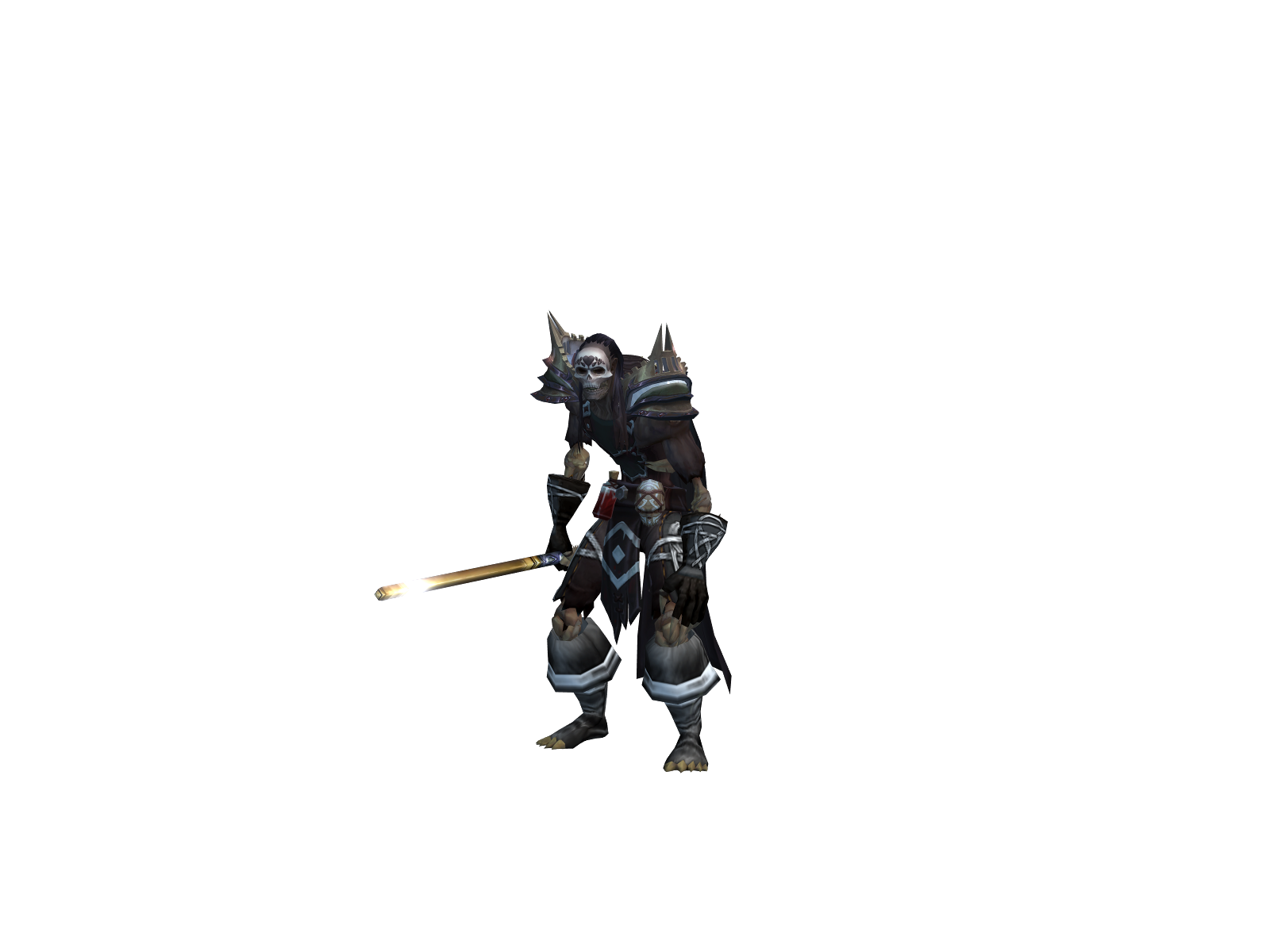 Dreadlord 3D character render