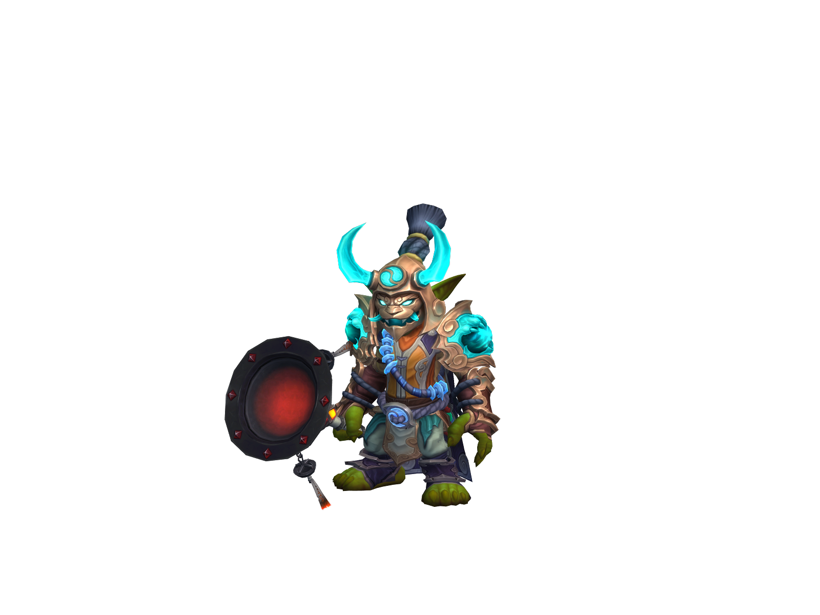 Sweatyhog 3D character render