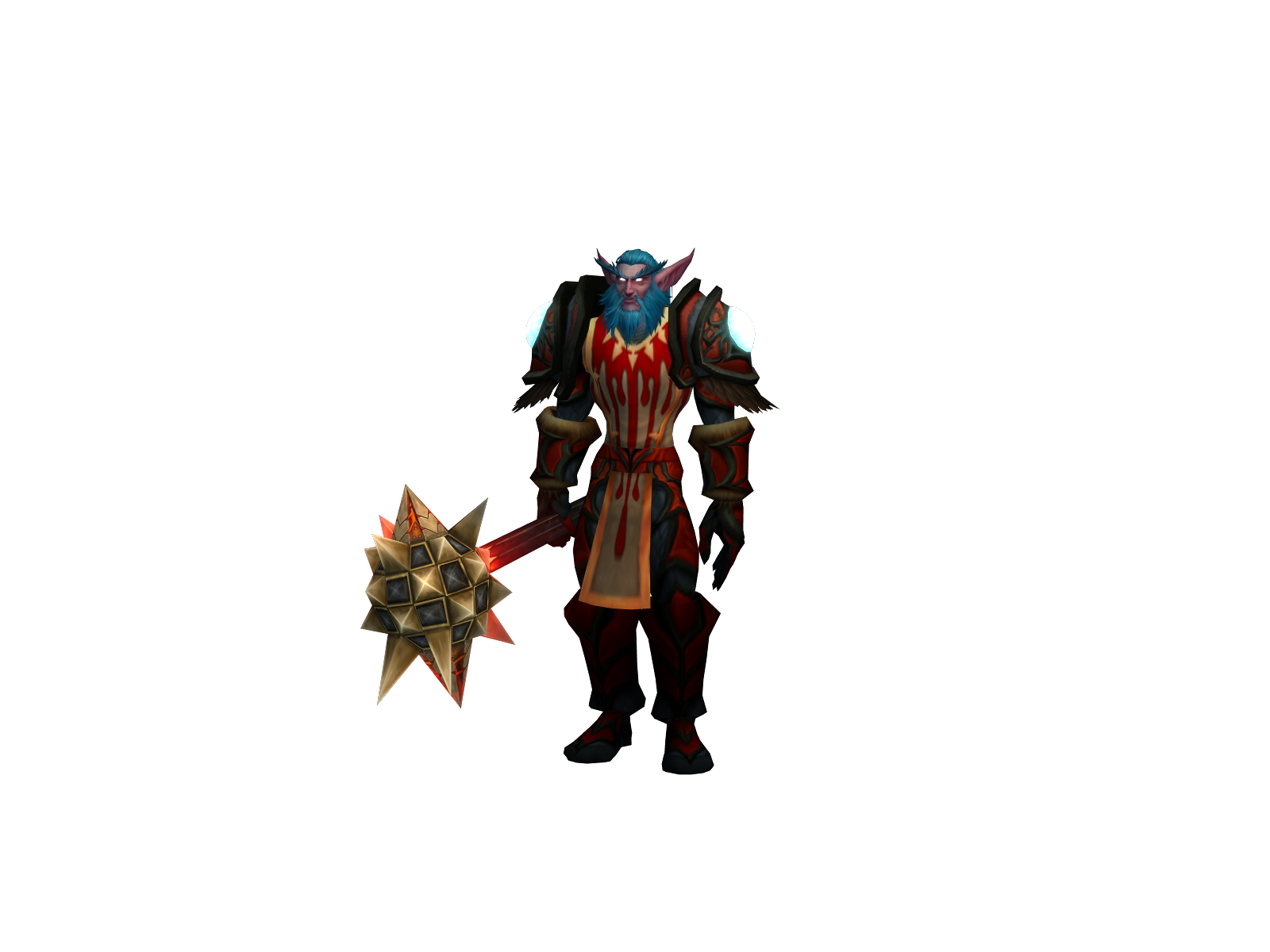 Fluxxonwow 3D character render