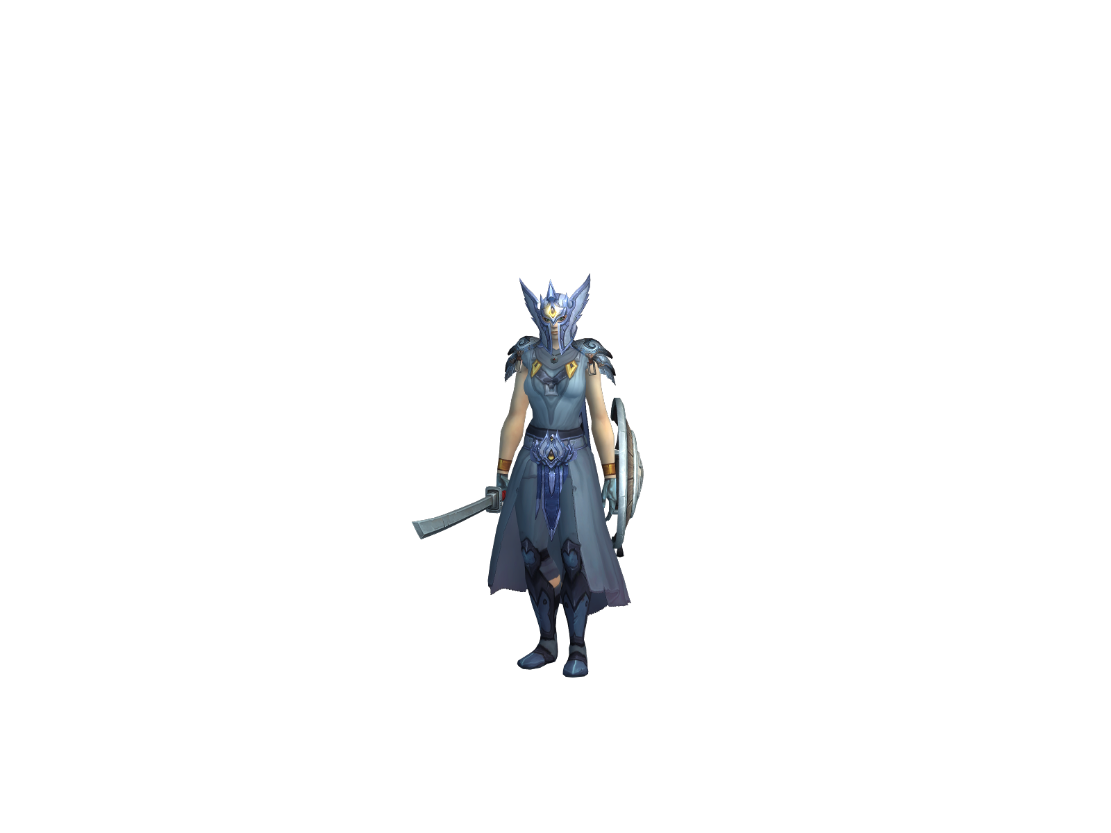 Staybehndmeh 3D character render