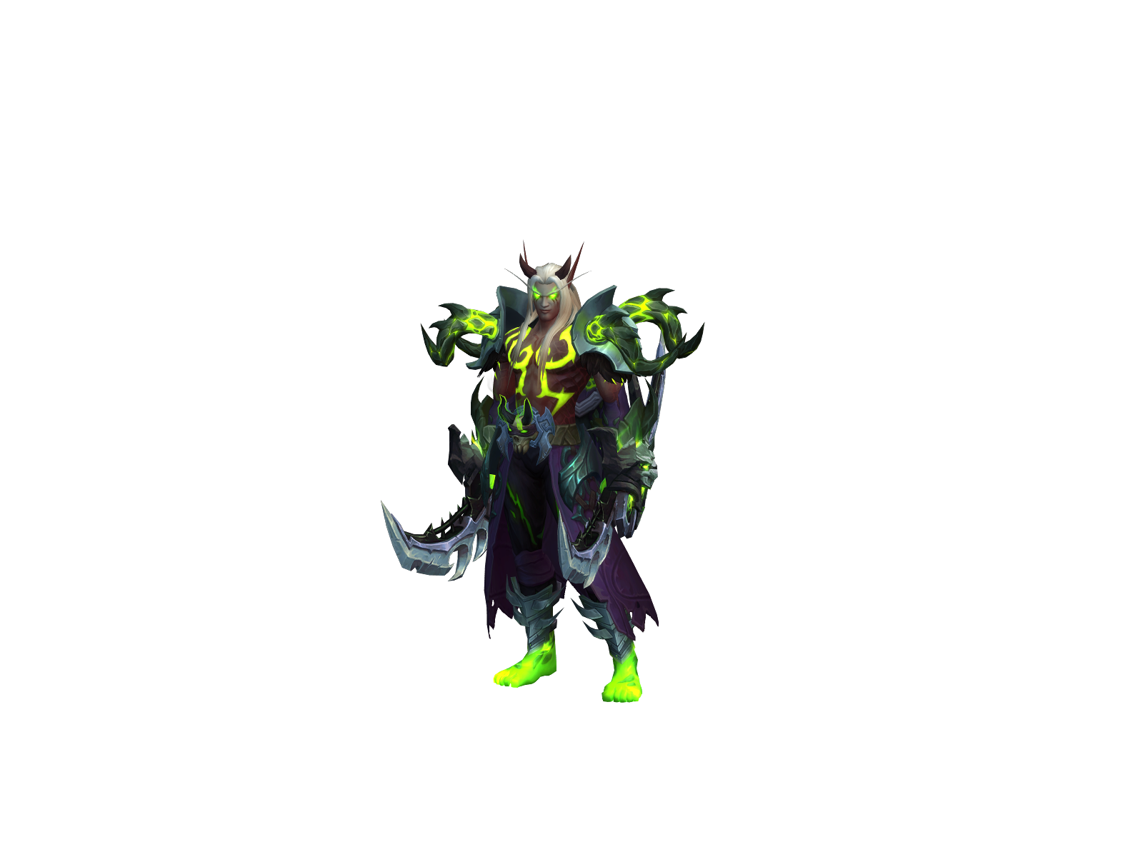 Azurjinn 3D character render