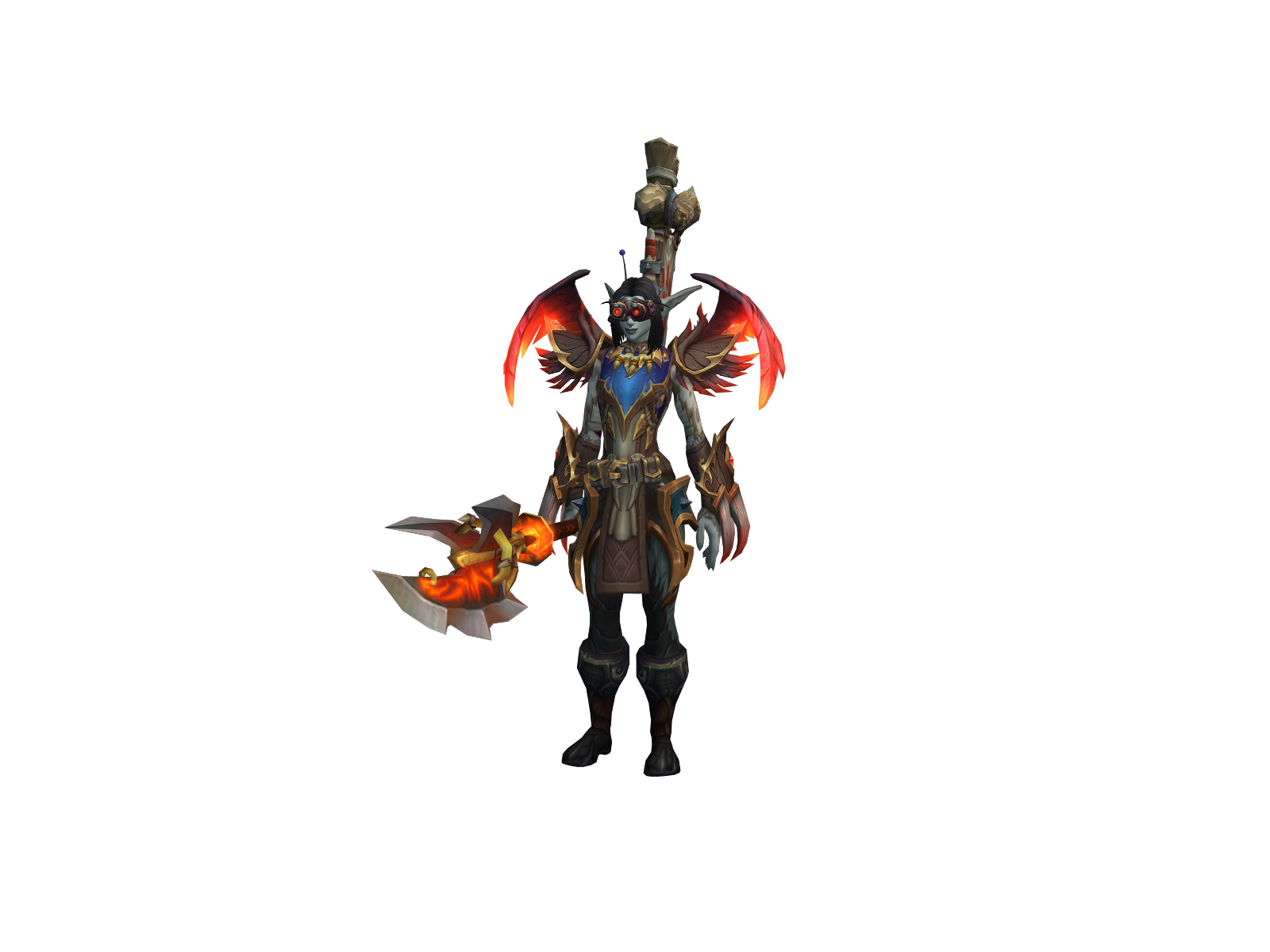 Restore 3D character render