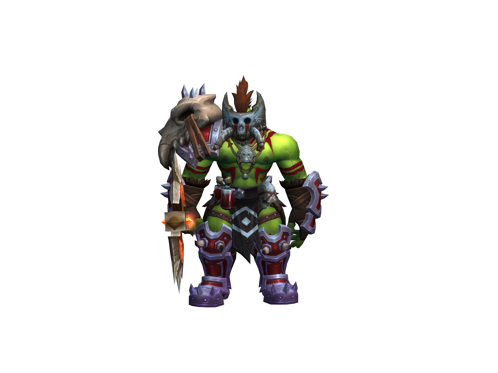 Oograshi 3D character render