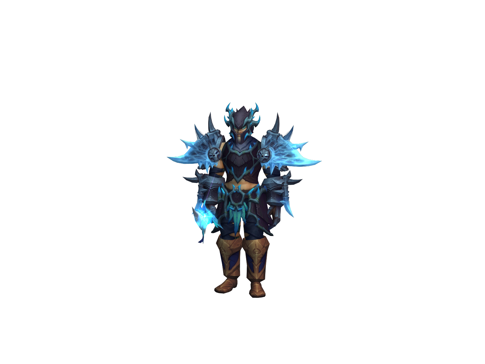 Montaged 3D character render