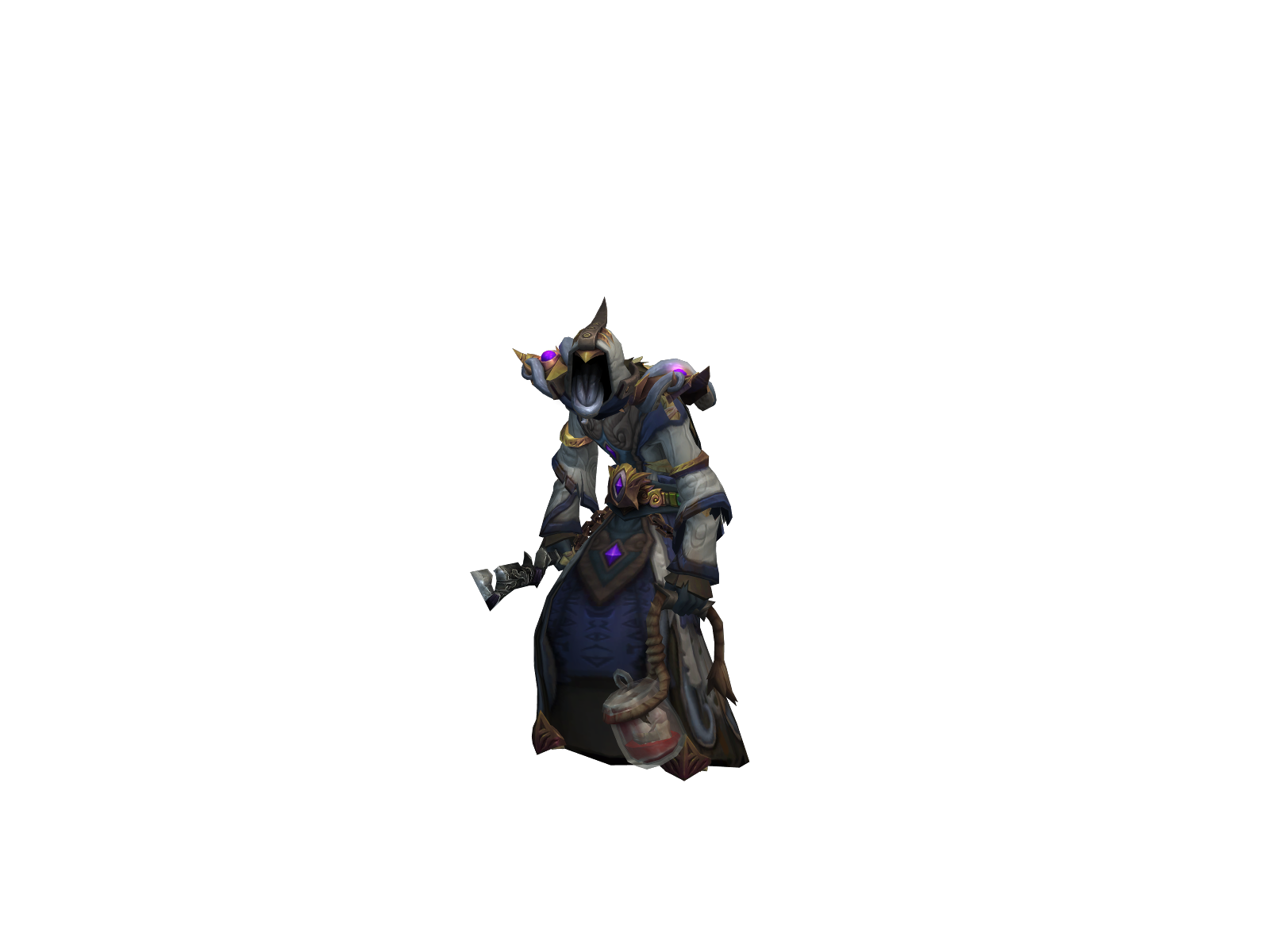 Luciphur 3D character render