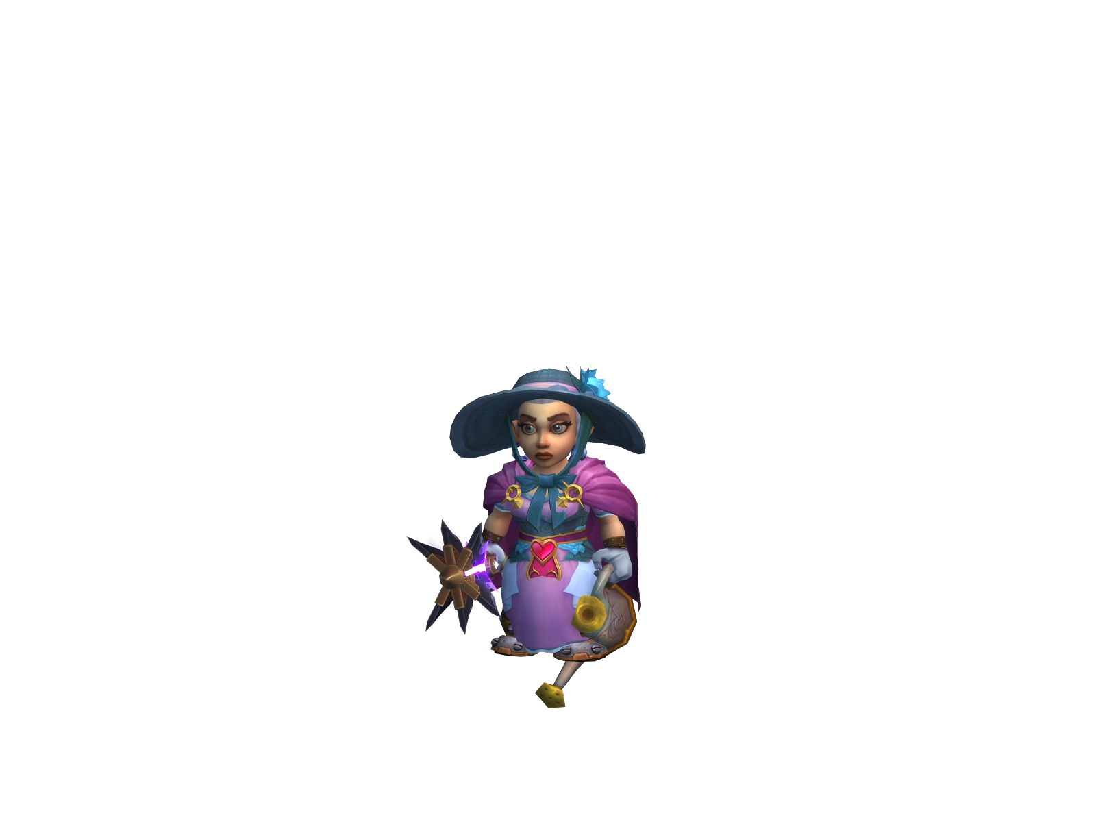 Hyoeun 3D character render