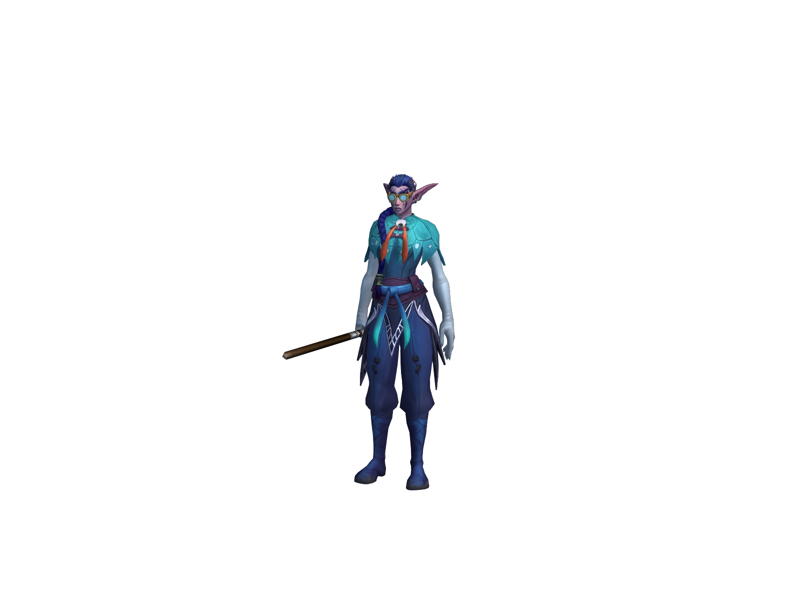 Yzarc 3D character render